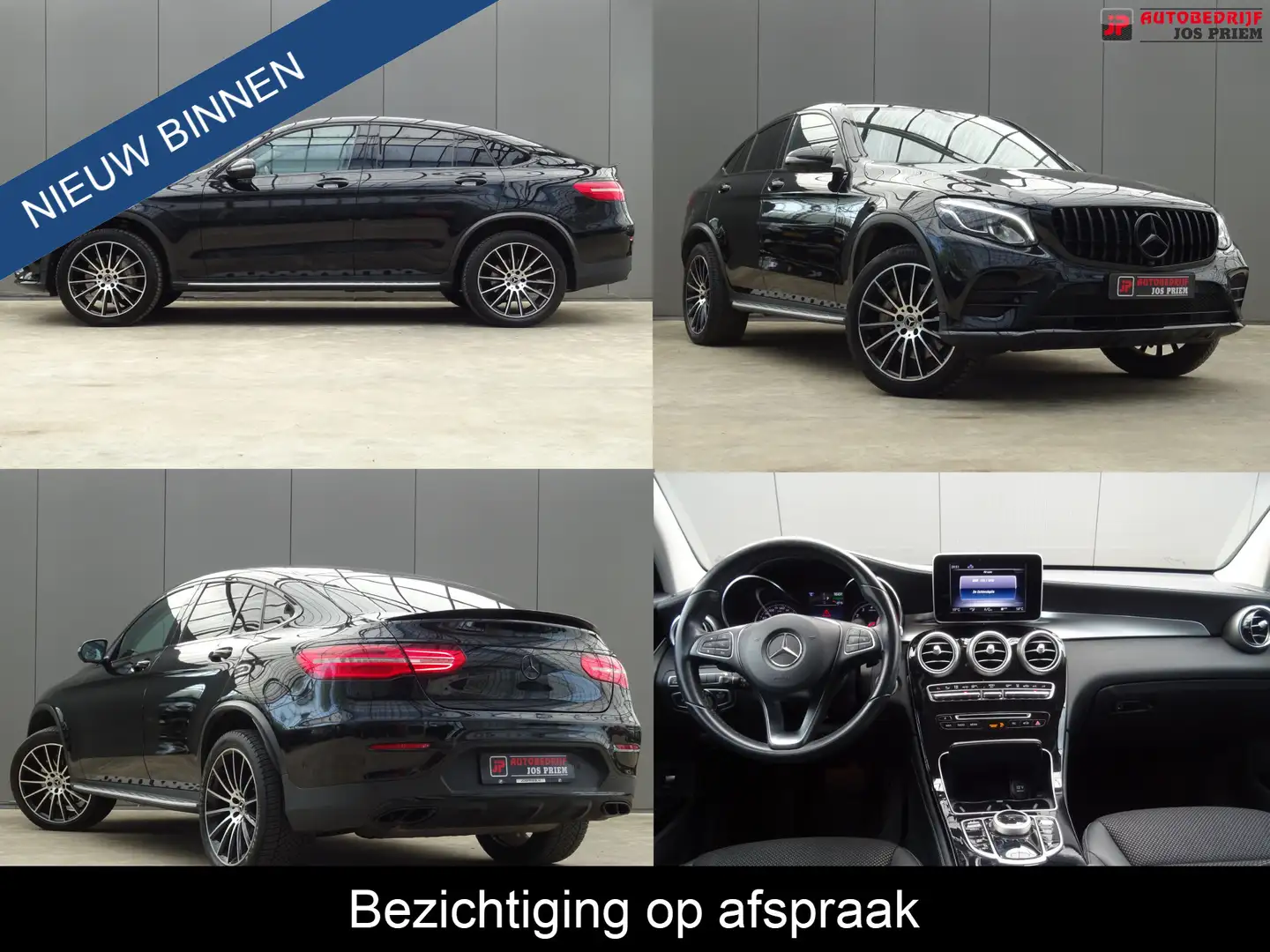 Mercedes-Benz GLC 350 Coupé 350e 4MATIC Premium * GOED ONDERH. !! Zwart - 1