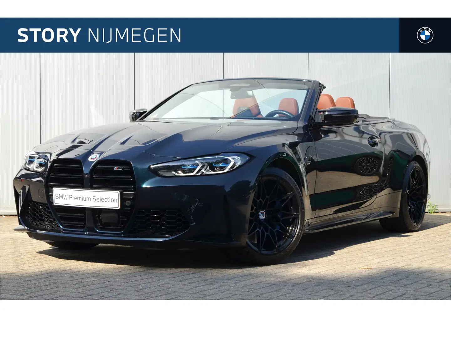 BMW M4 4 Serie Cabrio xDrive Competition High Executive A Groen - 1
