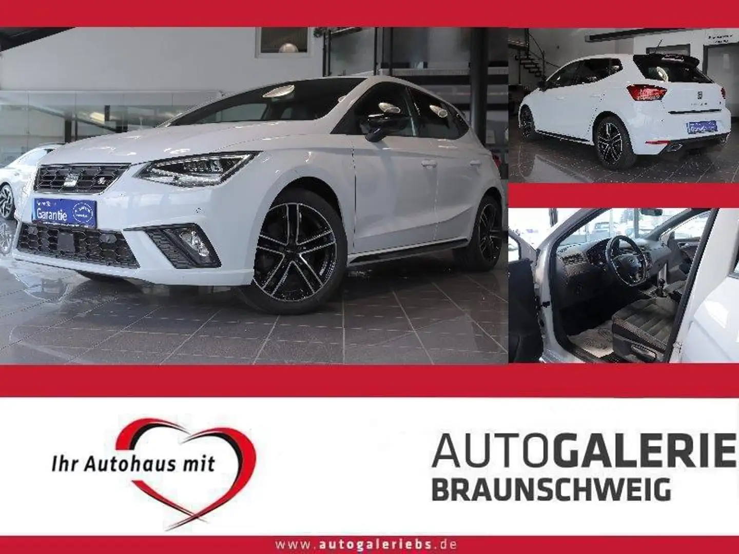 SEAT Ibiza 1.0 Black Edit. FR-LINE *VIRTUAL*NAVI*CAM* Weiß - 1