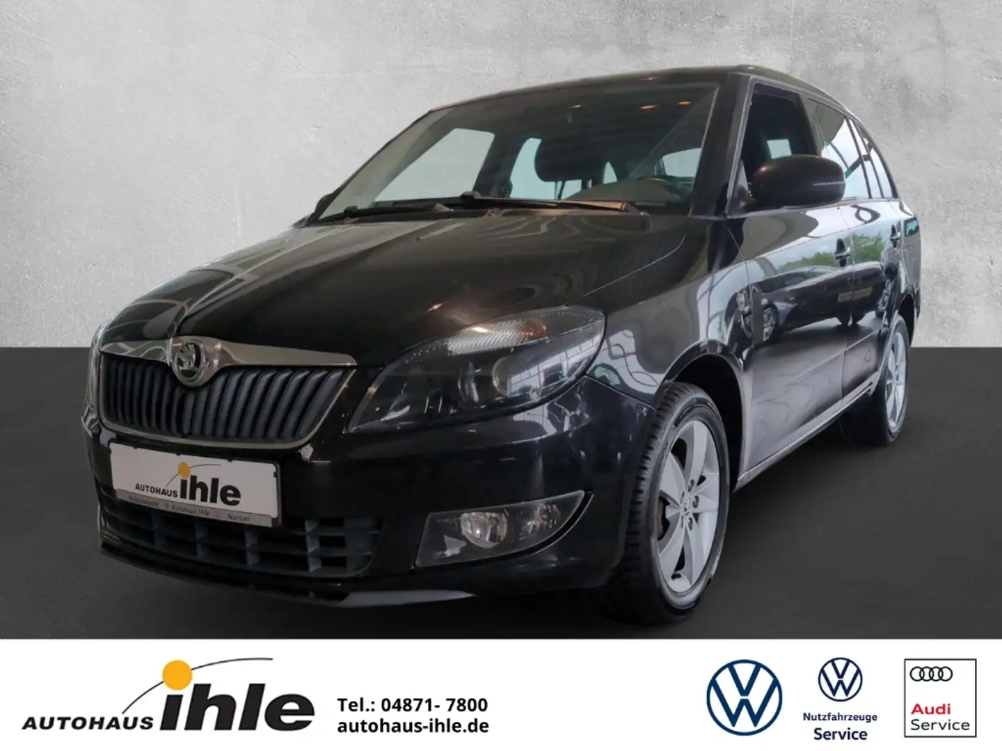 Skoda Fabia Combi Ambition 1,2 TSI TEMPOMAT+KLIMA+GJR. Noir - 1