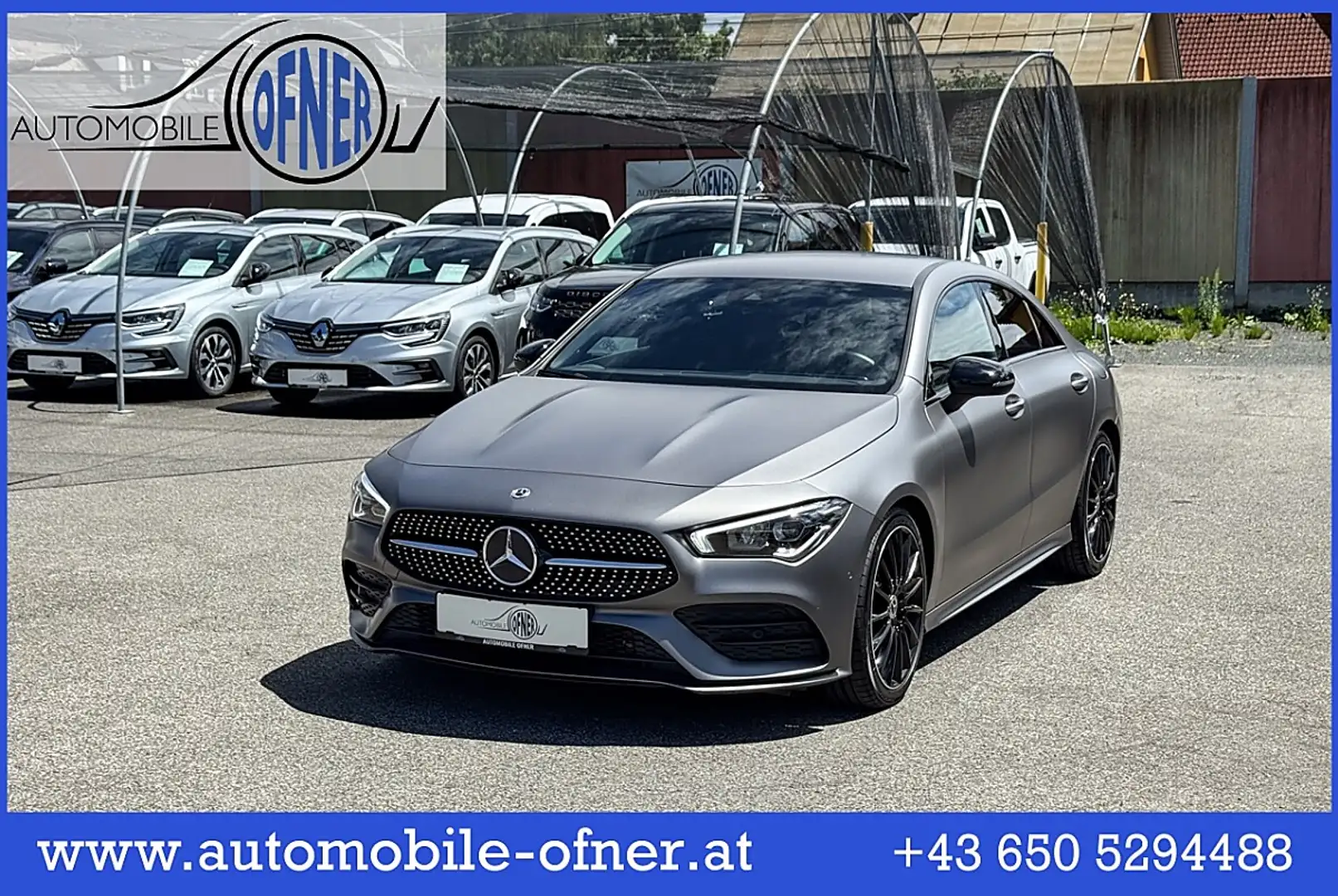 Mercedes-Benz CLA 220 d 4MATIC Aut. AMG Line Night-Paket Kamera Sitzh... Grau - 1
