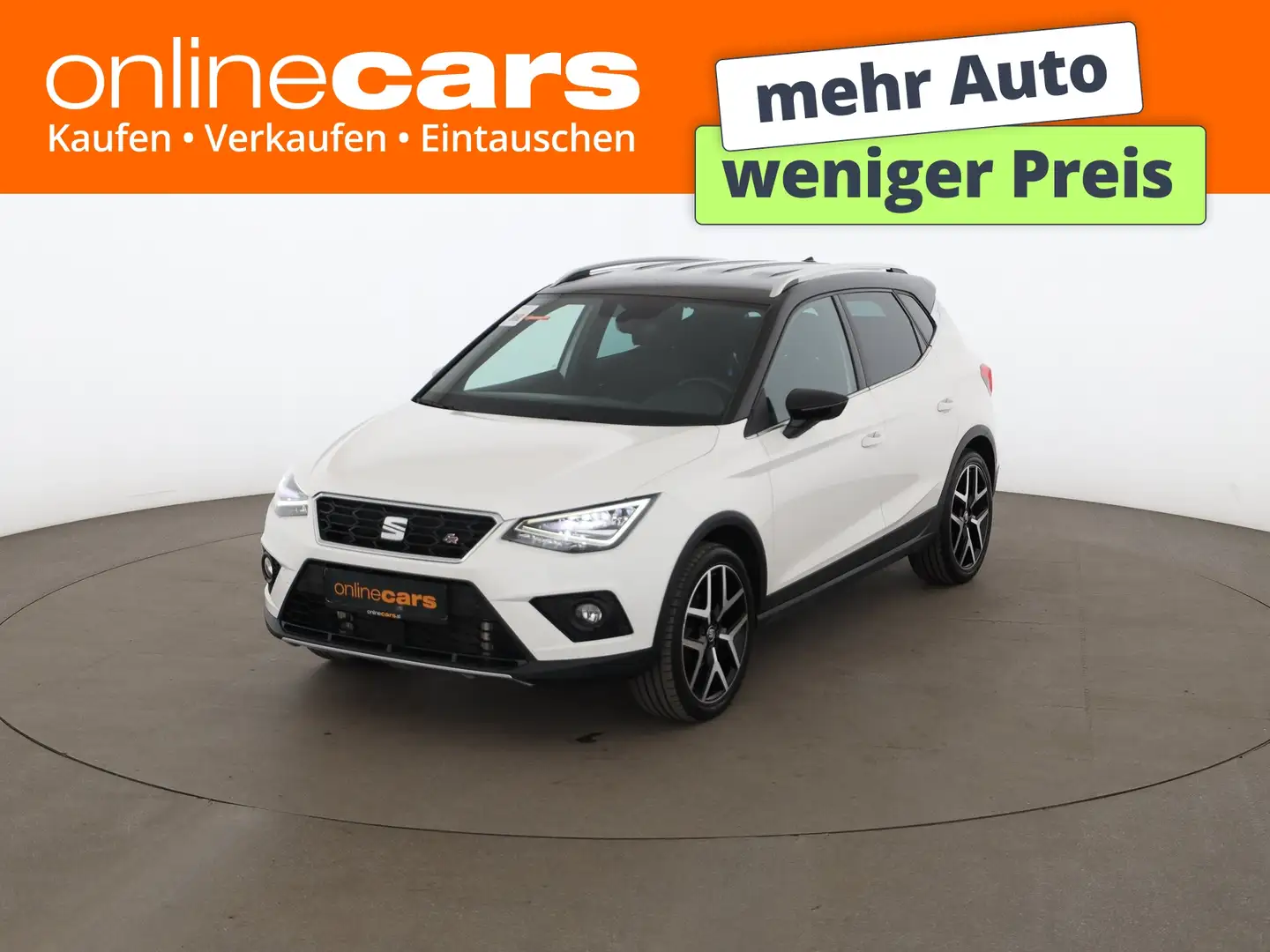 SEAT Arona 1.0 TSI FR LED RADAR NAVI SITZHZG R-CAM PDC Weiß - 1