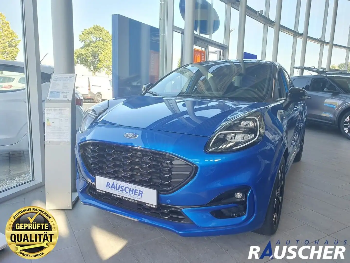 Ford Puma 1.0 EcoBoost Hybrid ST-LINE X Blau - 1