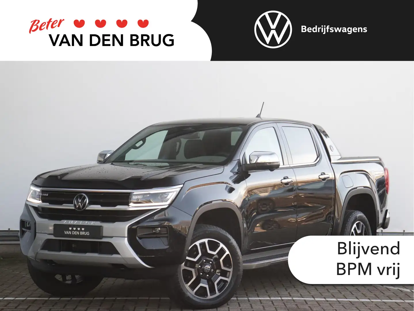 Volkswagen Amarok 3.0 TDI V6 240PK 4Motion Aventura Plus Cabine | 36 Zwart - 1