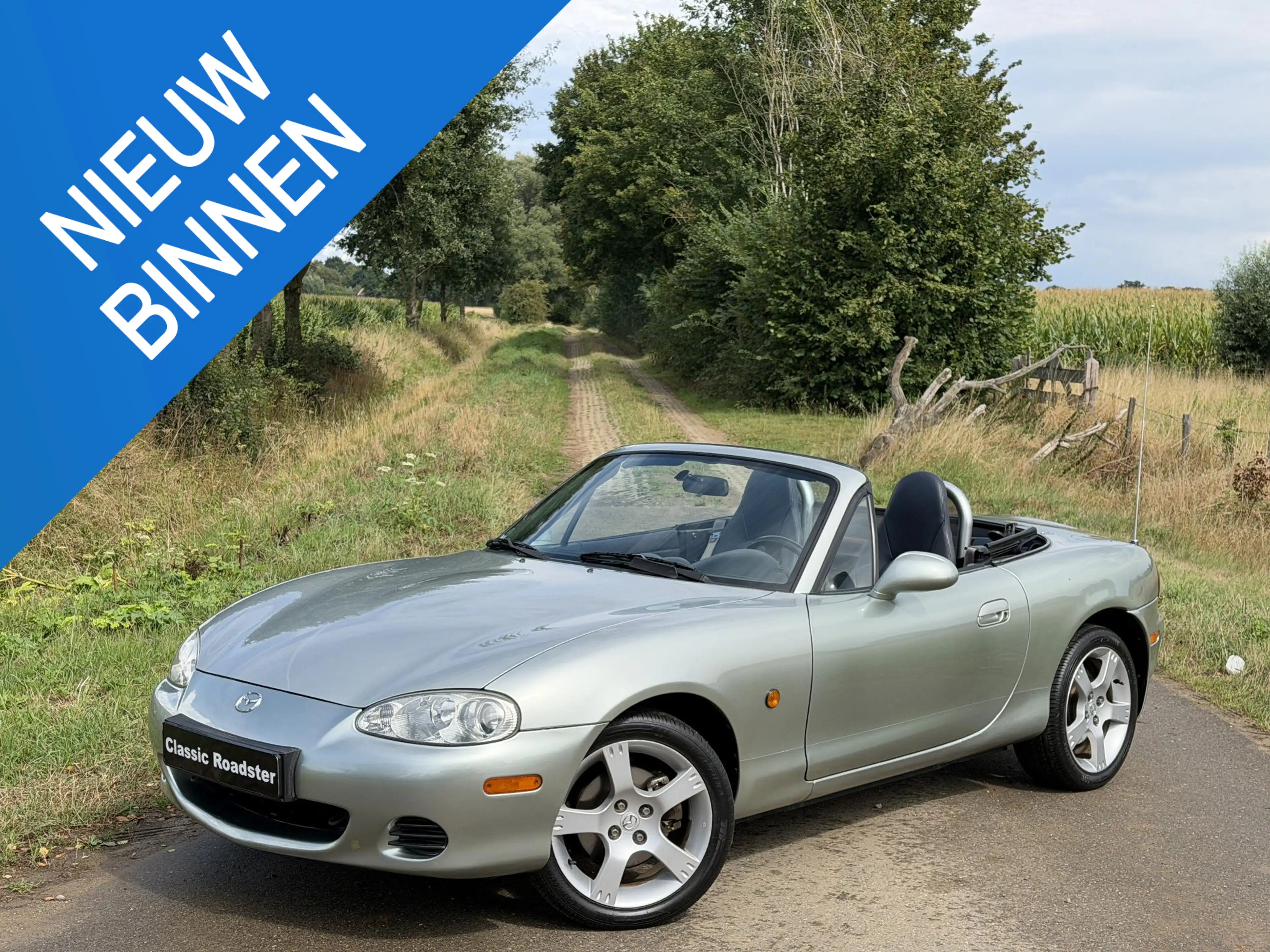 Mazda MX-5 NBFL 1.6i 110PK SILVER BLUES, AIRCO, LEDER