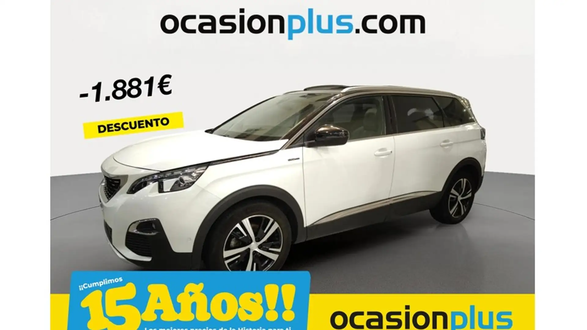 Peugeot 5008 1.6 BlueHDi Style 7 pl. 120 Bianco - 1