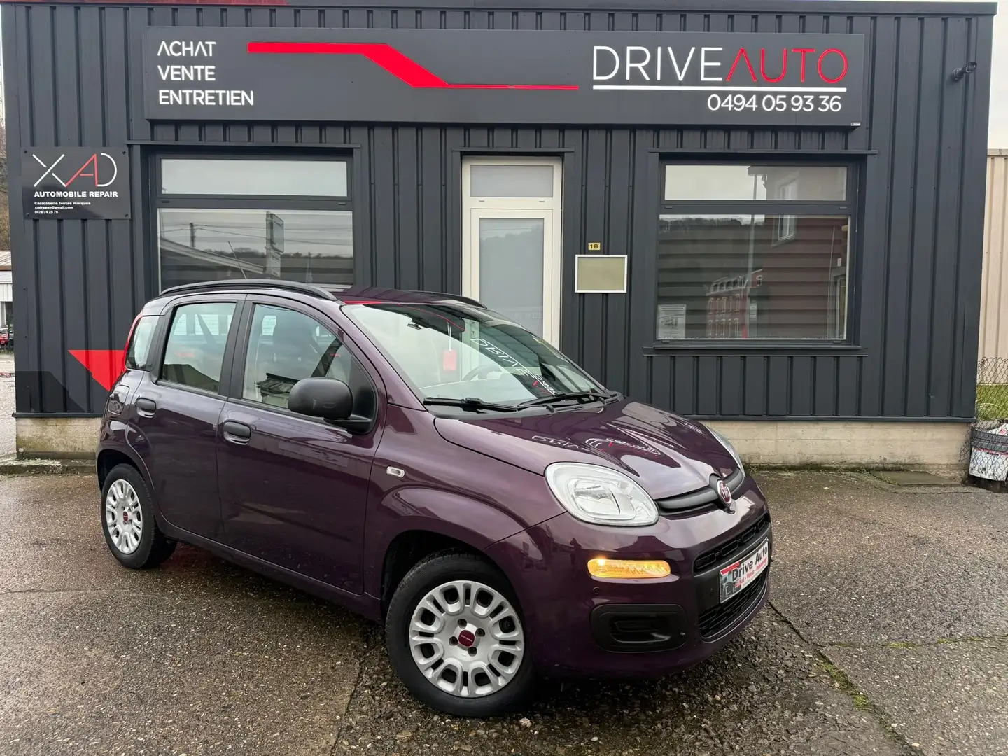 Fiat Panda 1200 Essence / Airco / Capteurs / Attache remorque Mauve - 2