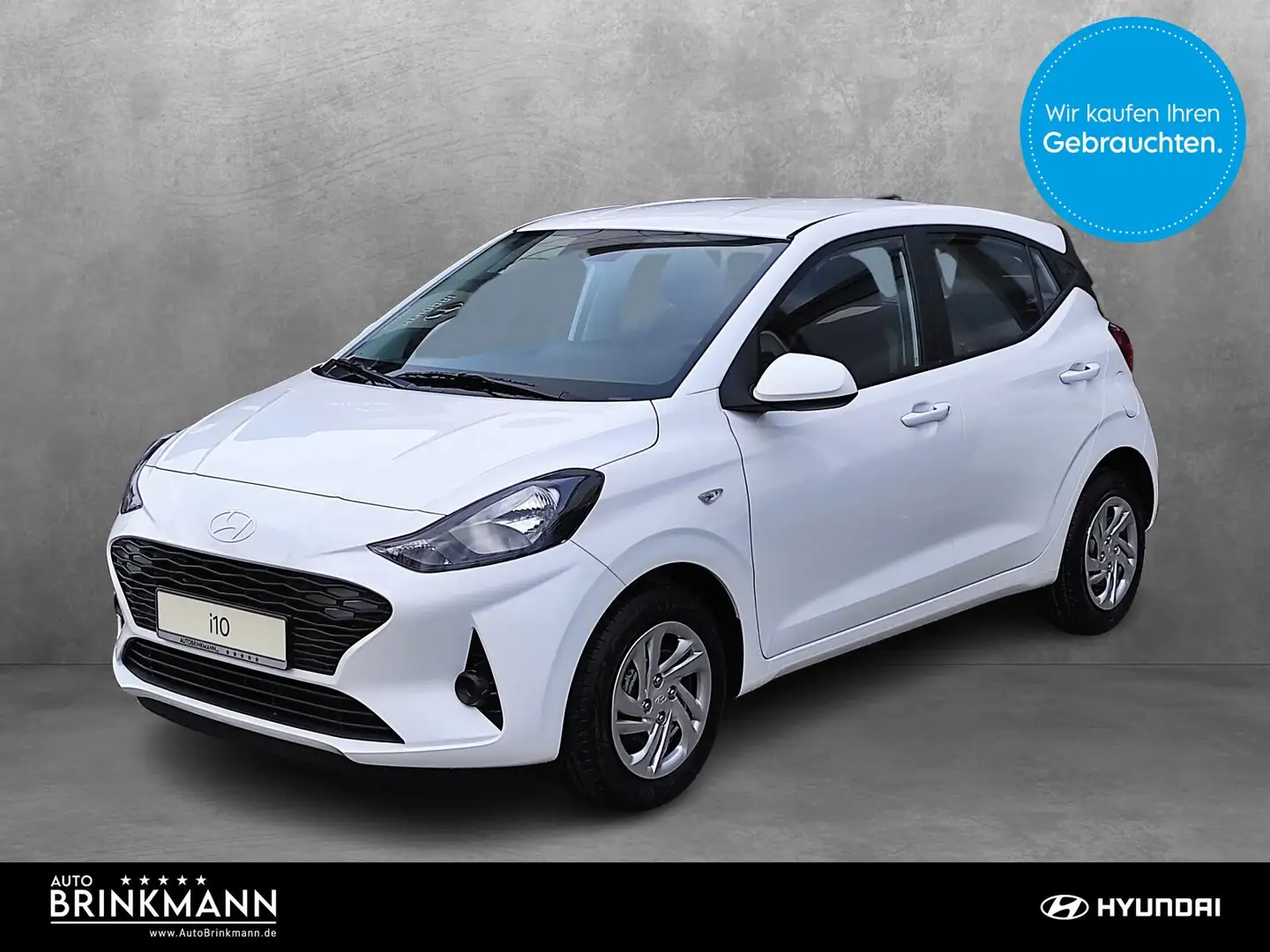 Hyundai i10 i10 1.0 Select Modellpflege/Navi/Kamera Klima/HiFi Weiß - 1