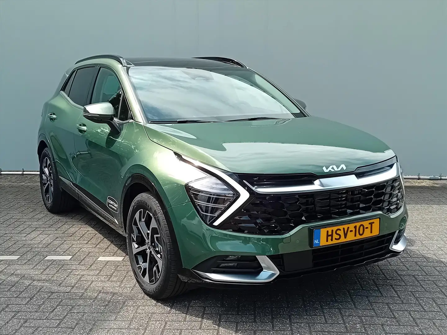 Kia Sportage 1.6 T-GDi 230pk Hybrid AT6 DynamicPlusLine Groen - 2