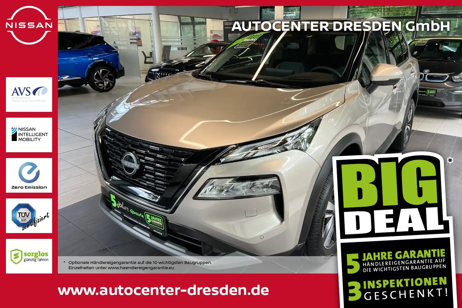 Nissan X-Trail 1.5 VC-T e-Power e-4orce N-Connecta ACC Argent - 1