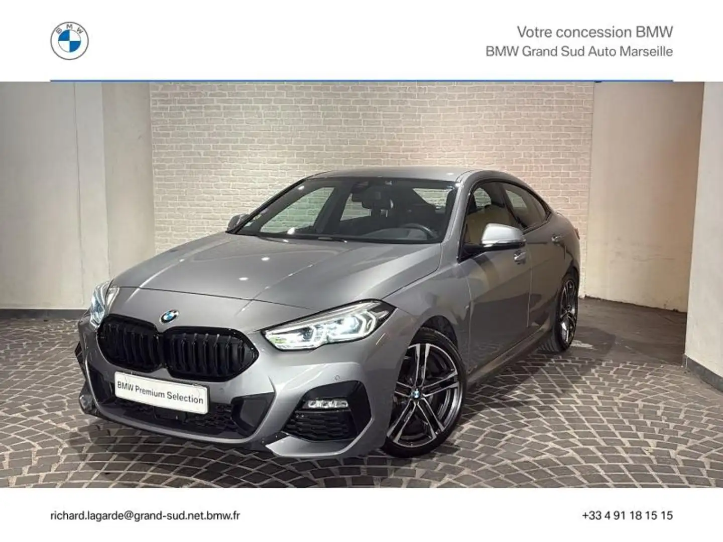 BMW 218 218iA 136ch M Sport DKG7 Gris - 1