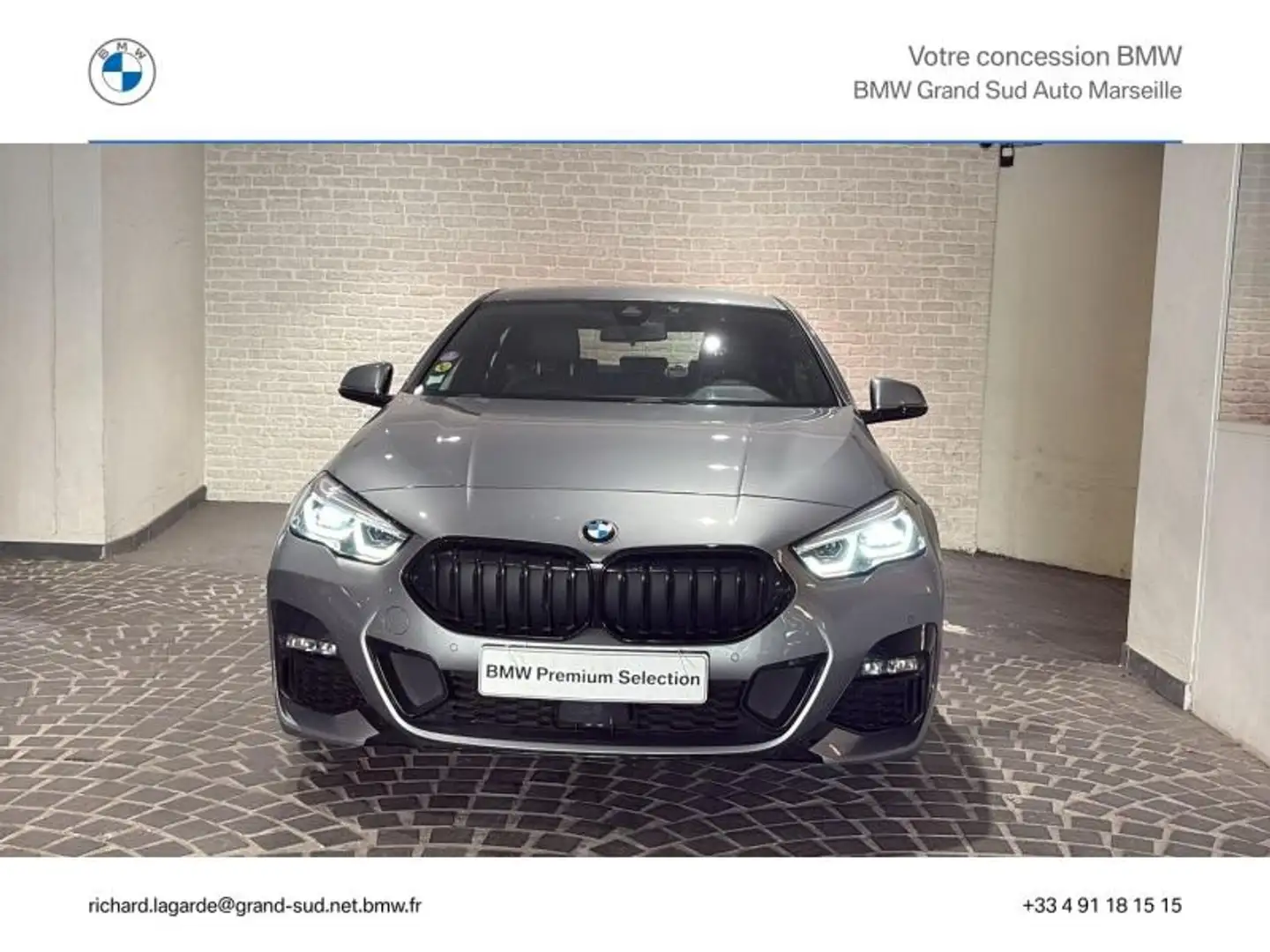 BMW 218 218iA 136ch M Sport DKG7 Gris - 2