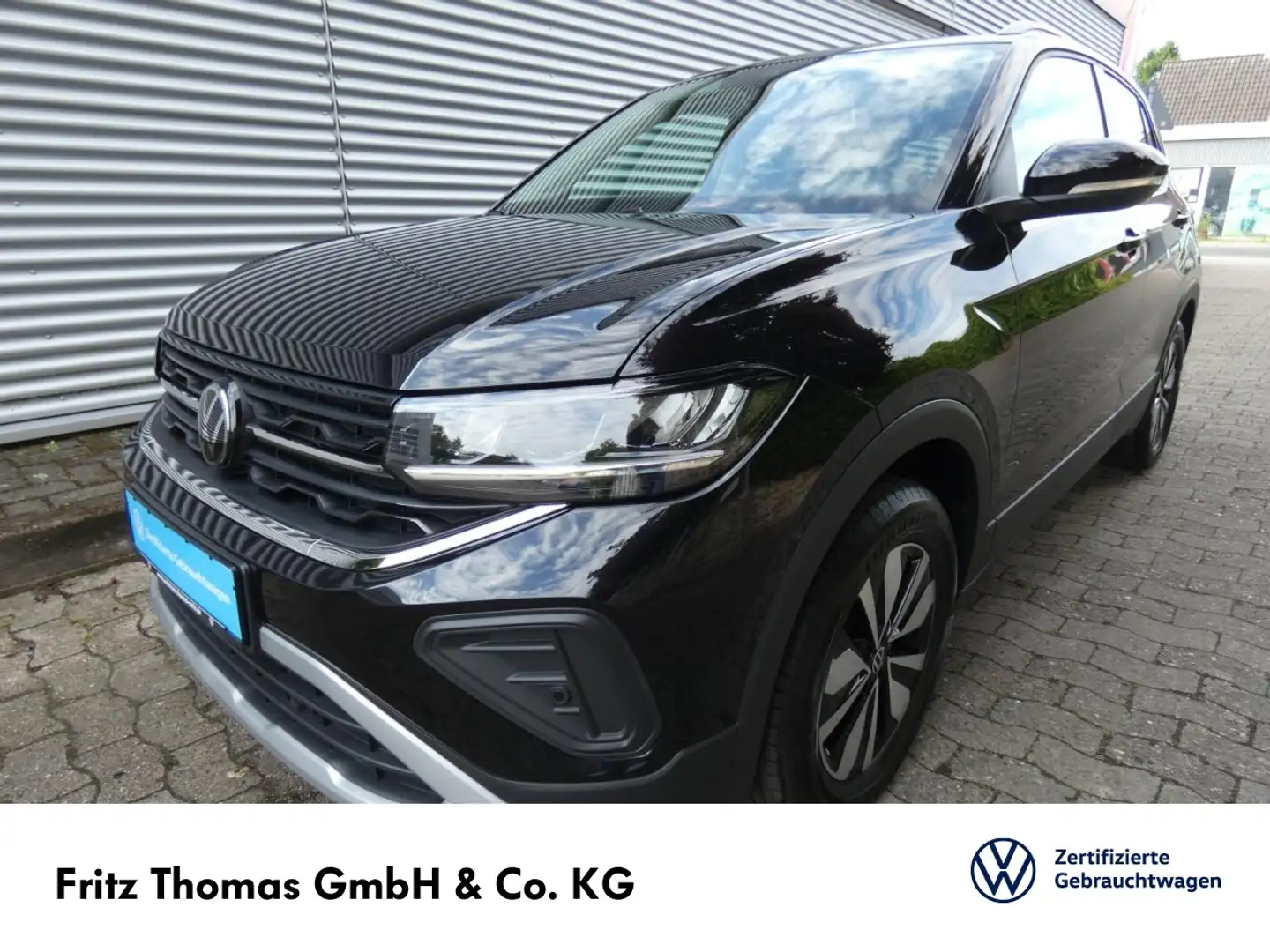 Volkswagen T-Cross 1.0 TSI Goal LED Navi AHK RKamera SHZ PDC Klima Negro - 2