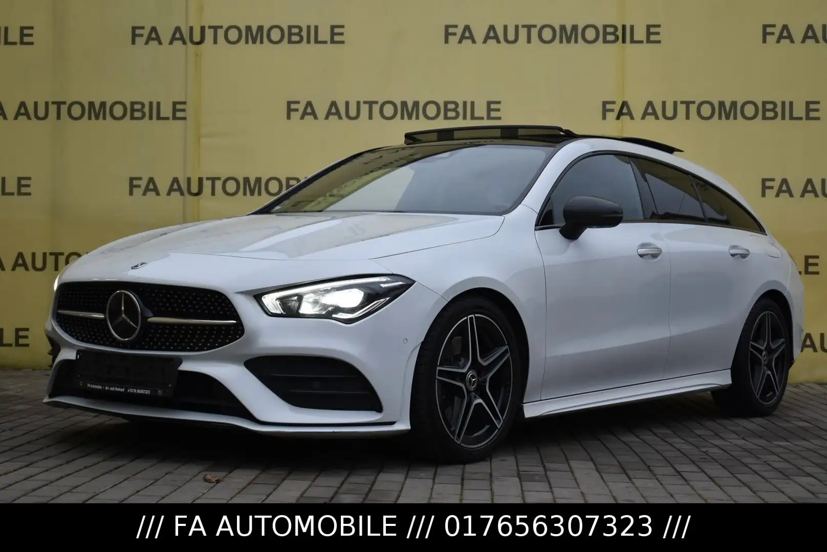 Mercedes-Benz CLA 220 d Shooting Brake/AMG/LEDER/PDC/SHZ/NAVI/ Blanc - 1