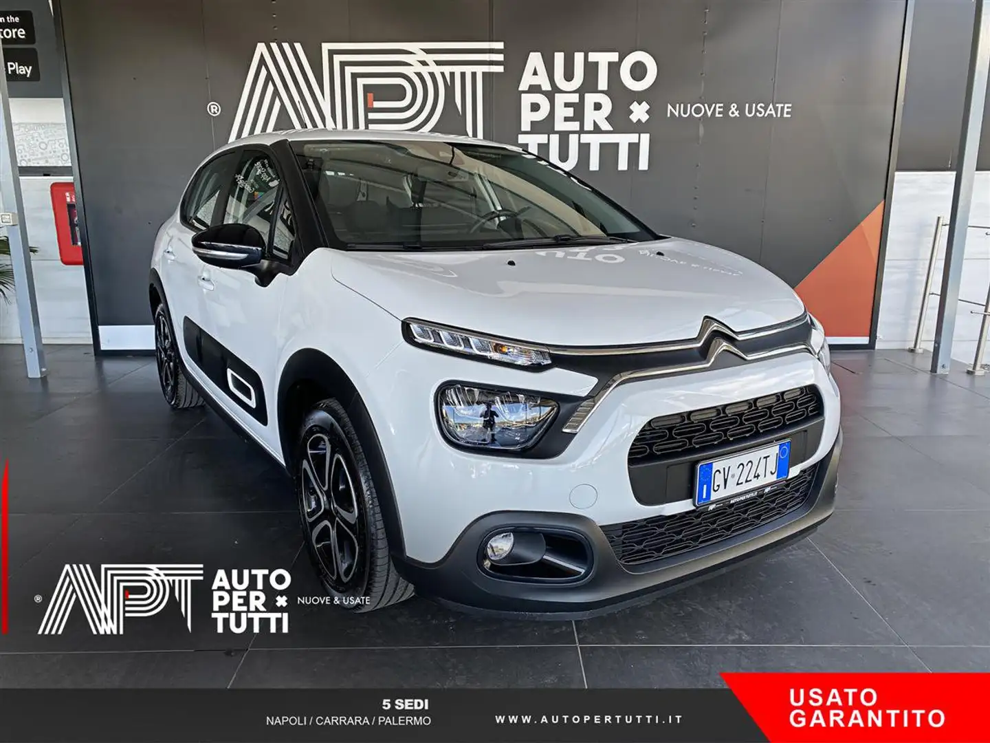 Citroen C3 C3 1.2 puretech Plus s&s 83cv neopatentati Blanc - 2