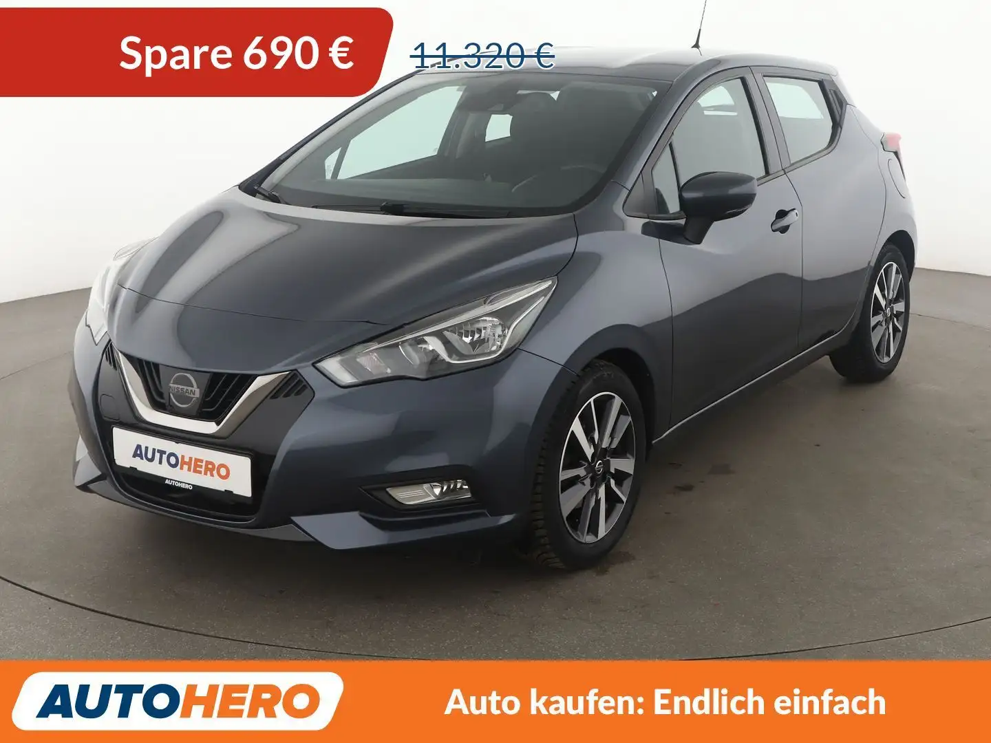 Nissan Micra 1.0 IG N-WAY*NAVI*TEMPO*PDC*SHZ*LIM* Grau - 1