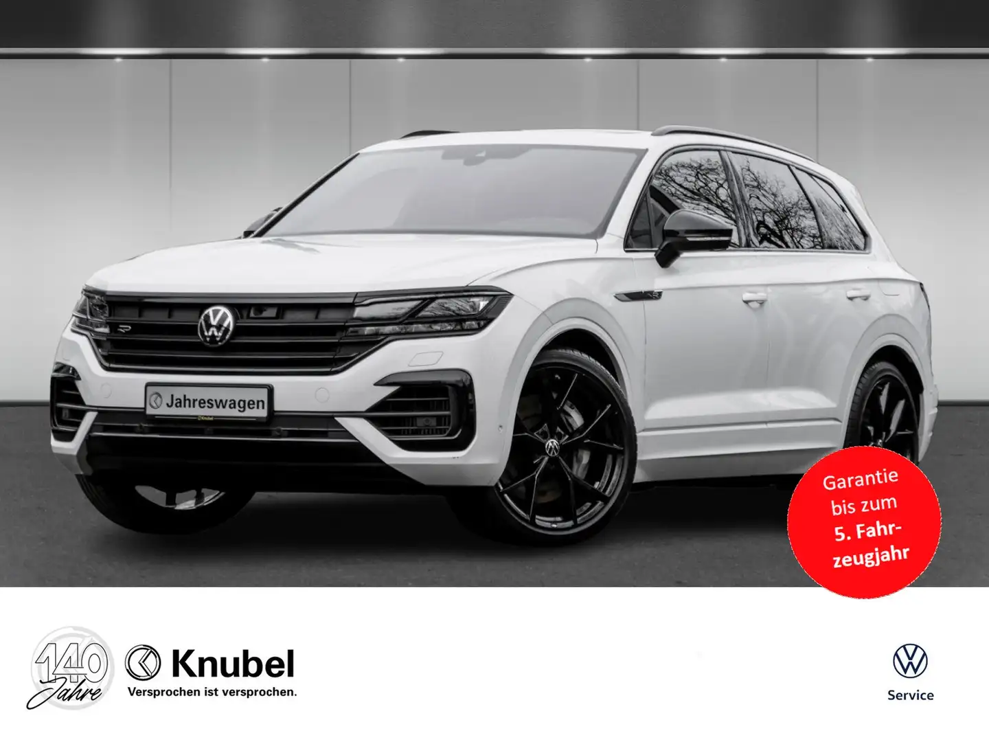 Volkswagen Touareg R eHybrid Matrix Keyless Pano AHK Leder Luftf. Blanc - 1