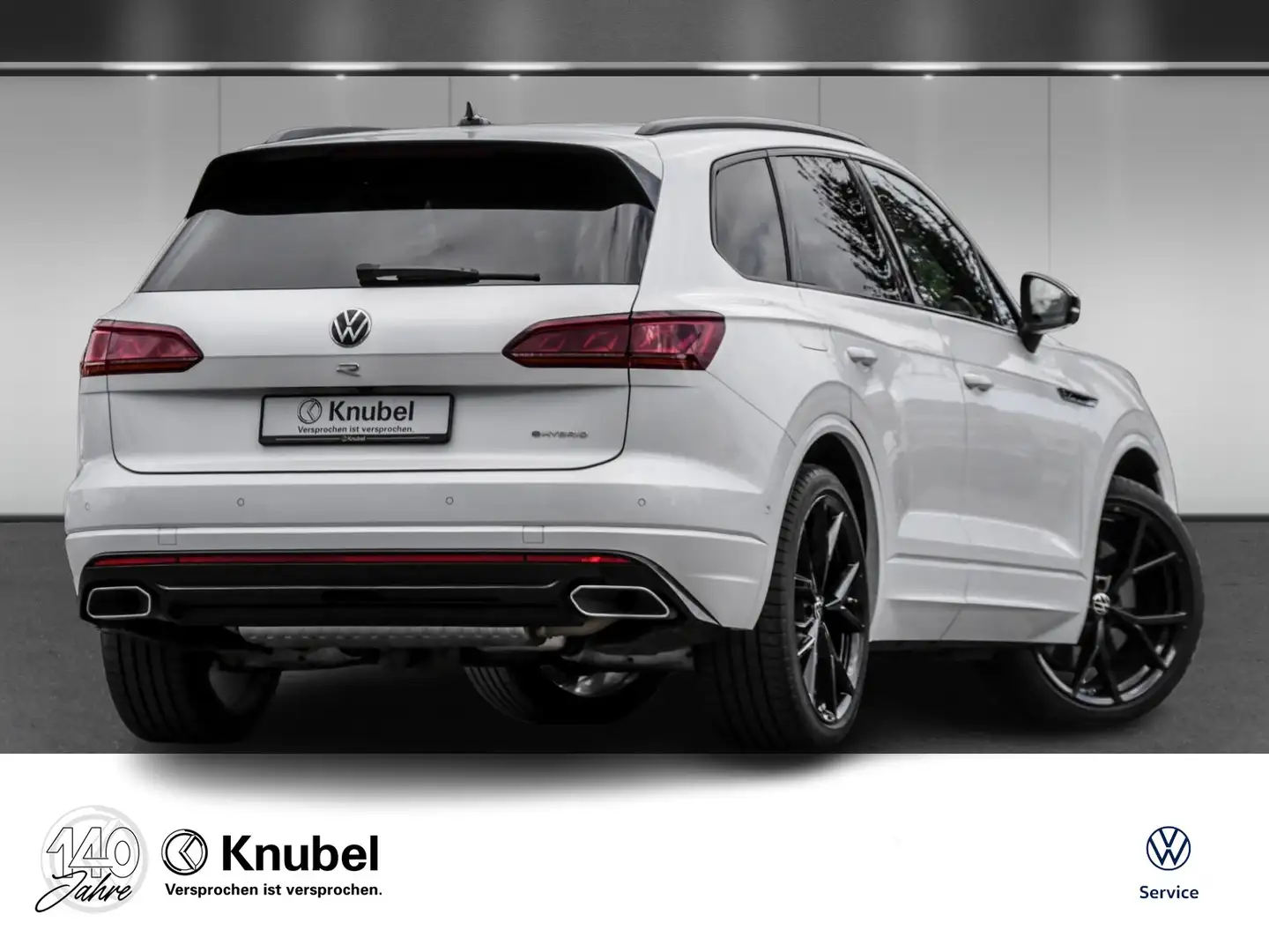Volkswagen Touareg R eHybrid Matrix Keyless Pano AHK Leder Luftf. Blanc - 2