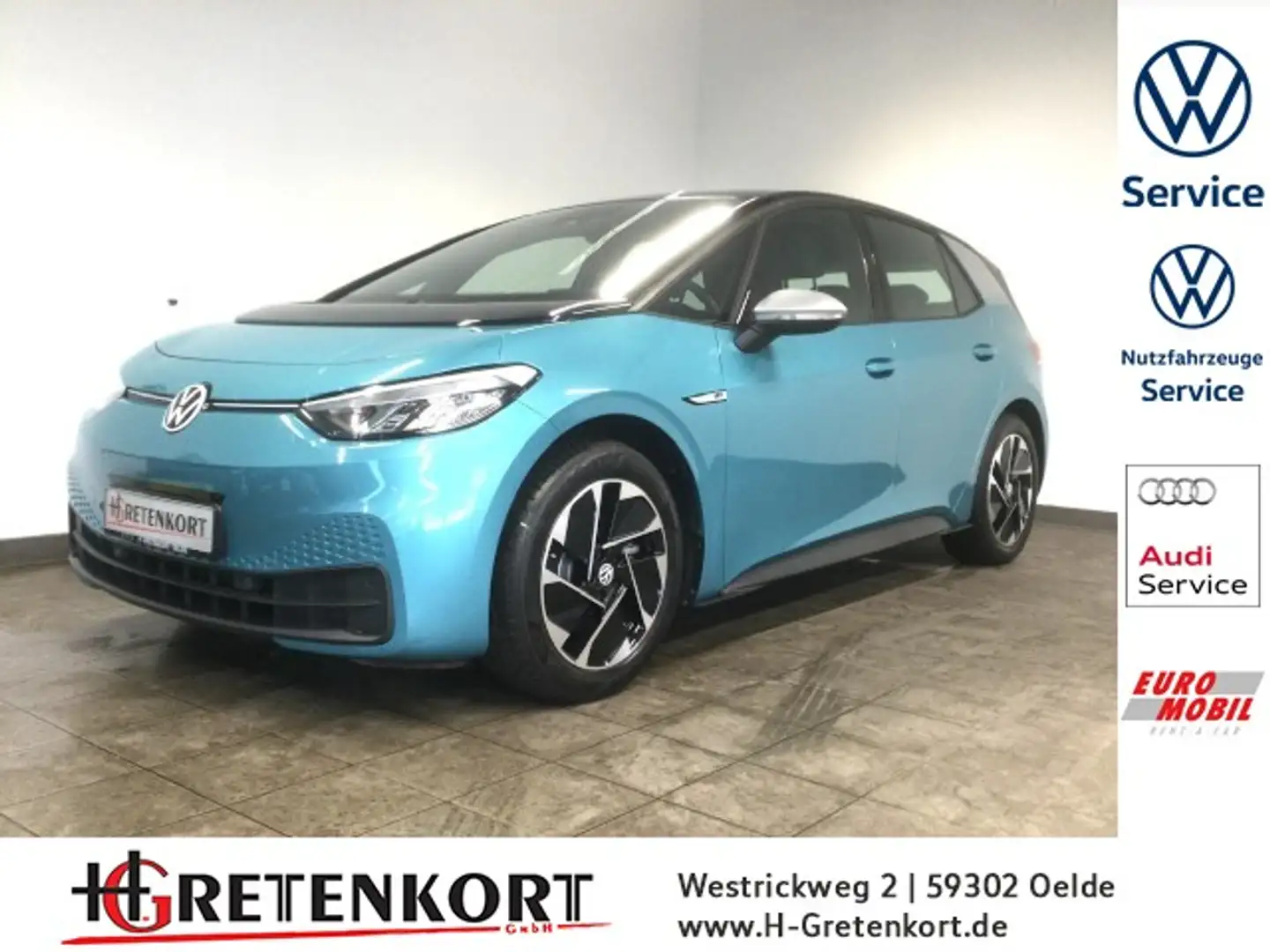 Volkswagen ID.3 Pro 1st Edition LED NAVI ACC SHZ Klima Navi Grün - 1