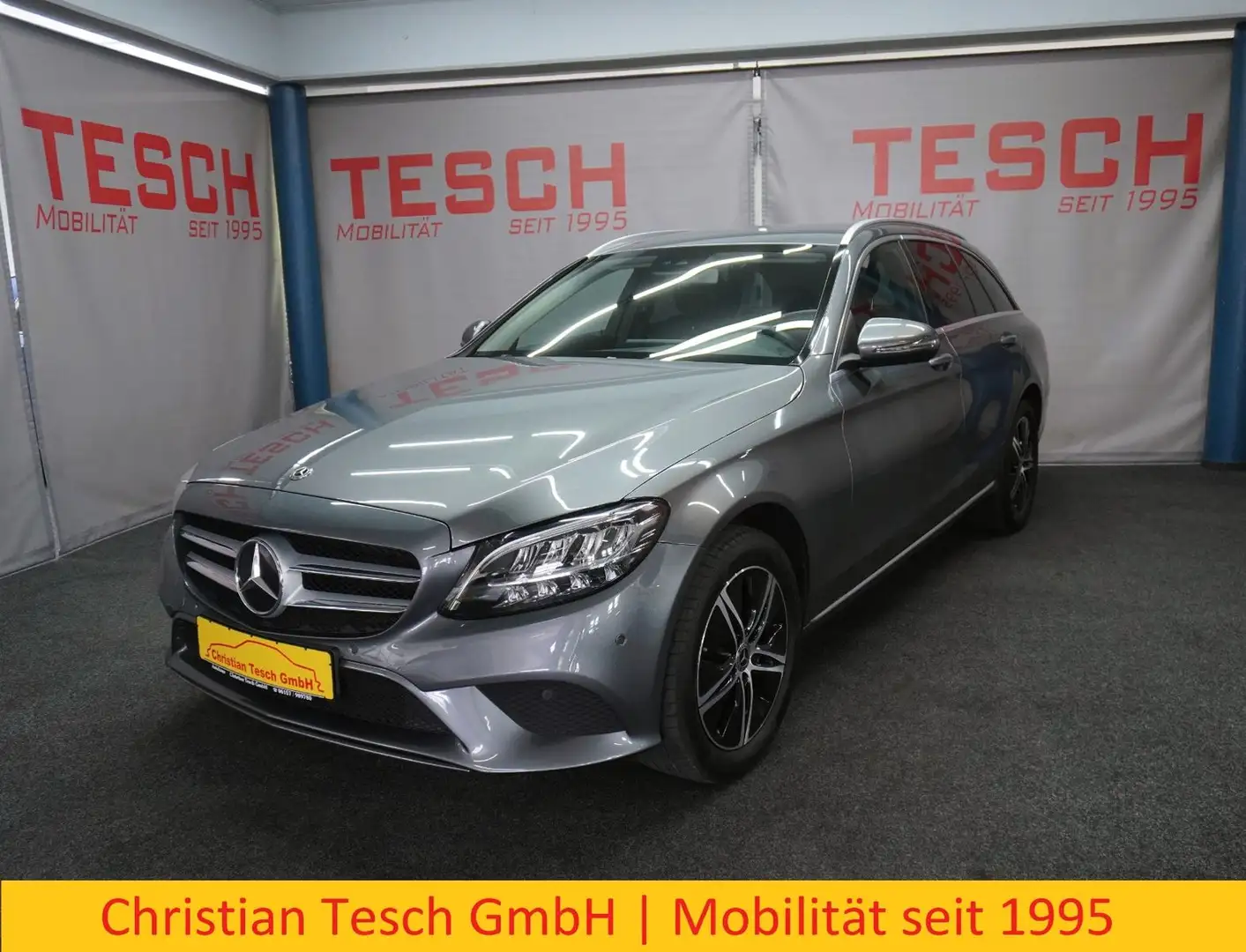 Mercedes-Benz C 220 C-Klasse C220d 4Matic AUT./VOLLLED/NAVI/LEDER Gris - 1