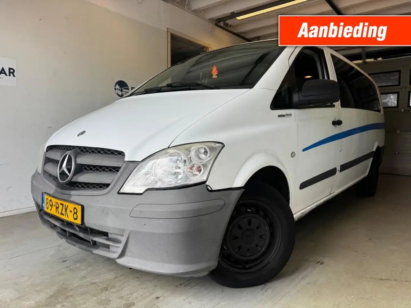 Mercedes-Benz Vito 110 CDI 343 EL AIRCO 9 PERS. RIJDT GOED NAP APK Bílá - 1