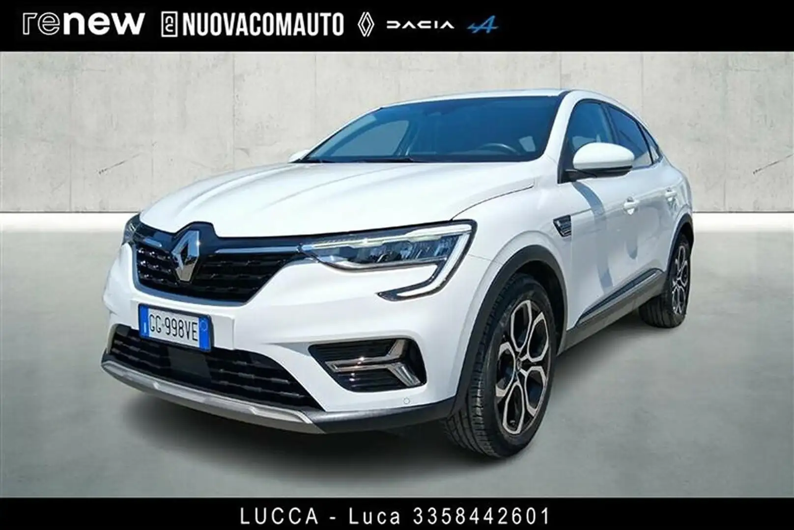 Renault Arkana 1.6 hybrid Intens E-Tech 145cv Bianco - 1
