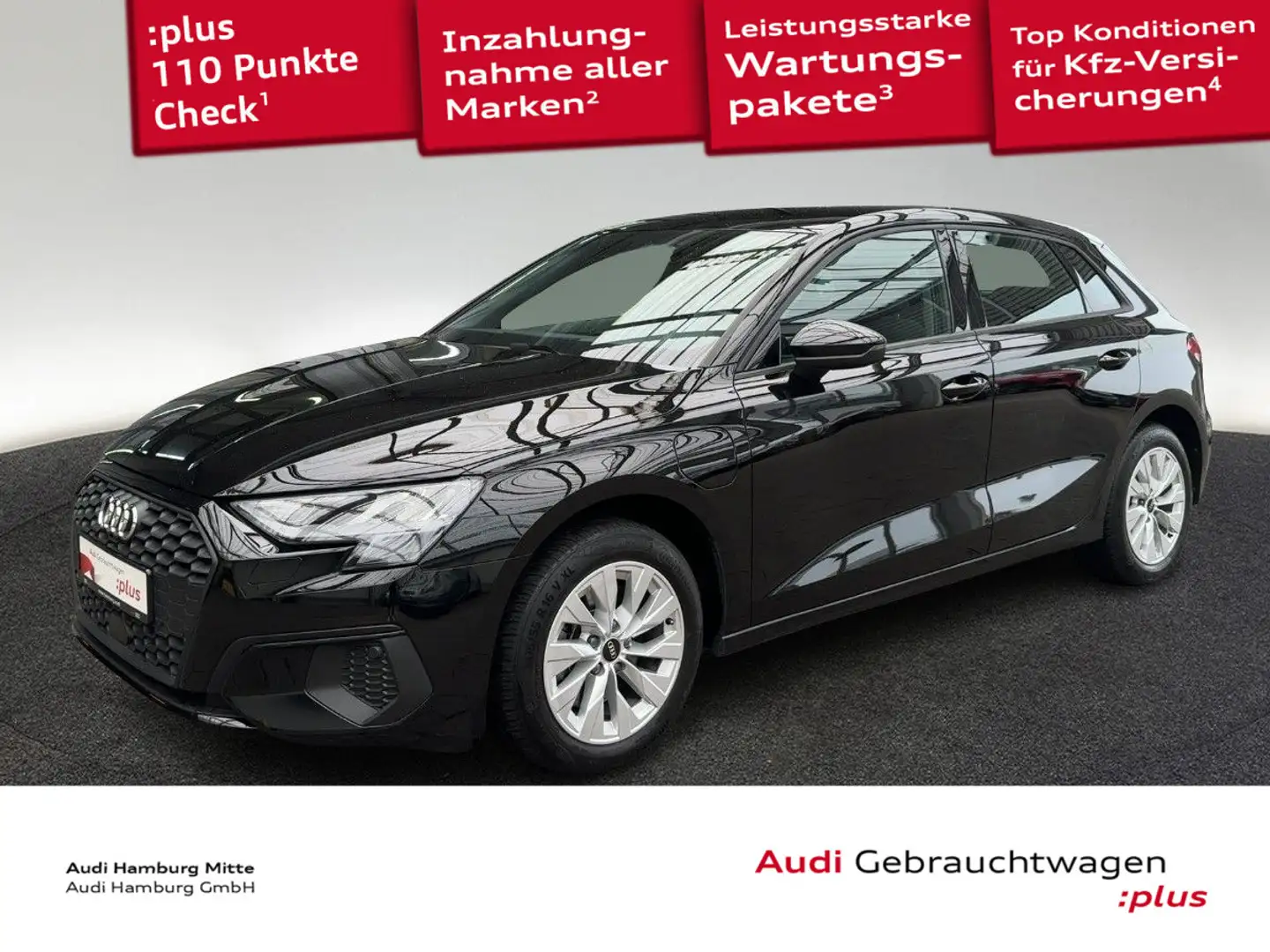 Audi A3 40 TFSI e S tronic Sitzhzg Navi Vir Zwart - 1