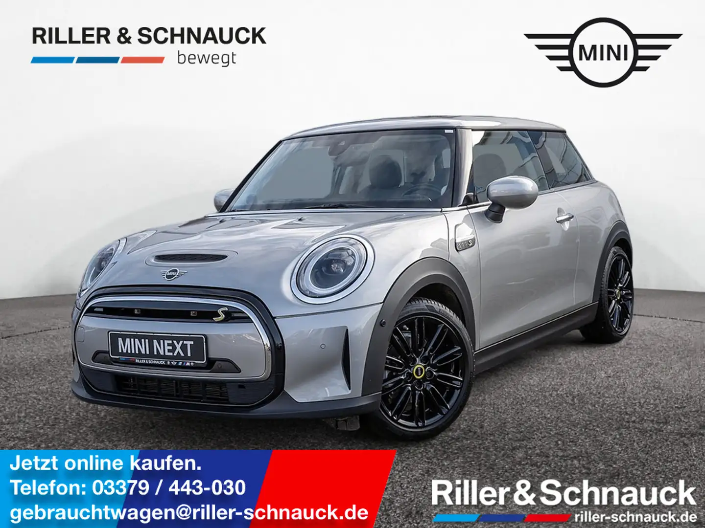 MINI Cooper SE Classic Trim PANO+HUD+NAVI+H/K+KEYL Silber - 1