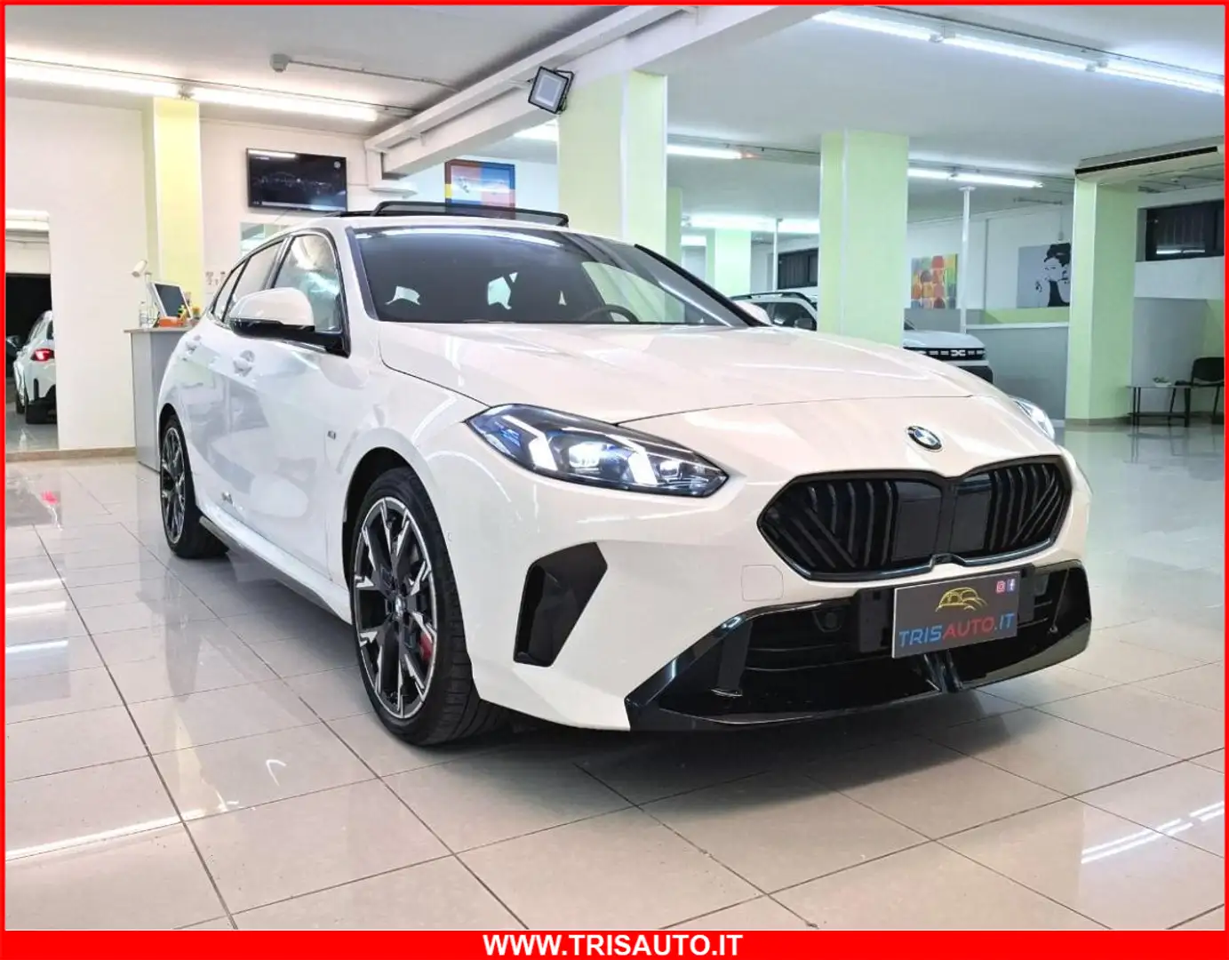 BMW 118 d 2.0 M Sport Pro (TETTO PANORAMICO APRIBILE) Weiß - 1