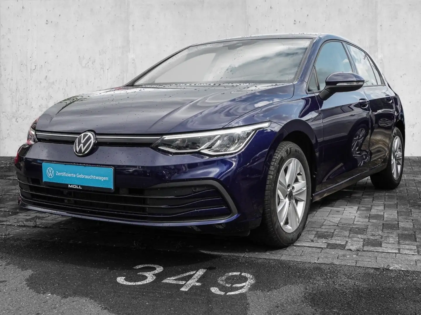 Volkswagen Golf 1.0 TSI Life NAVI LM ACC PDC KLIMAA VICO Blauw - 2