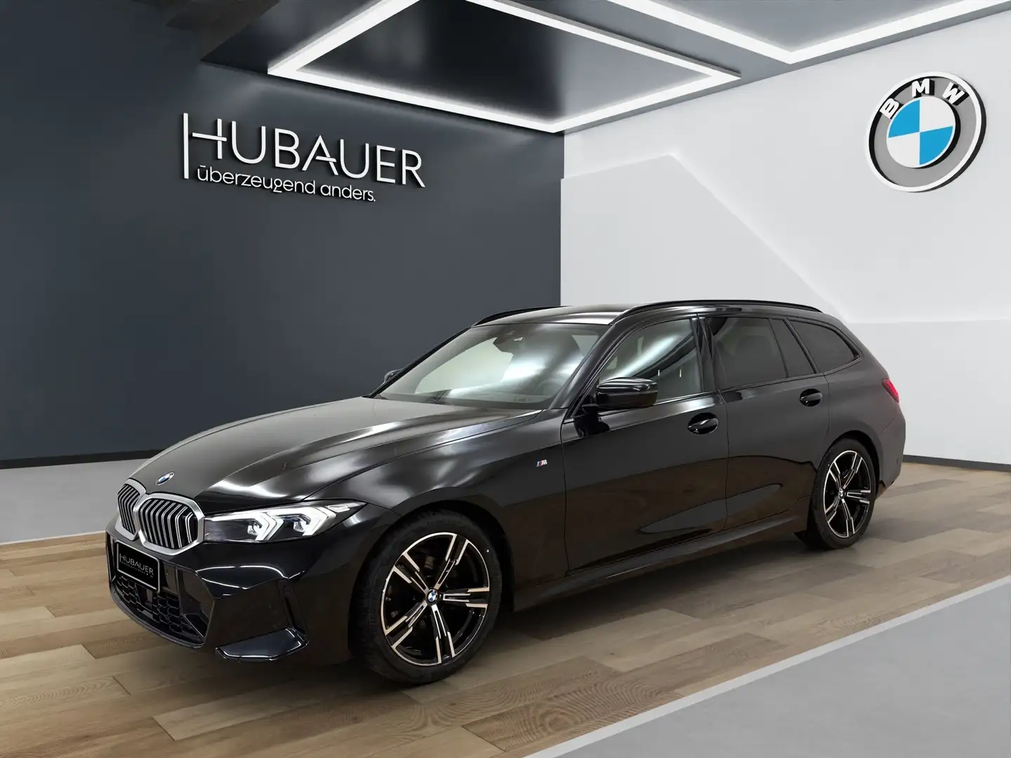 BMW 318 d Touring [M Sport, LC+, ACC, RFK, AHK] Schwarz - 1