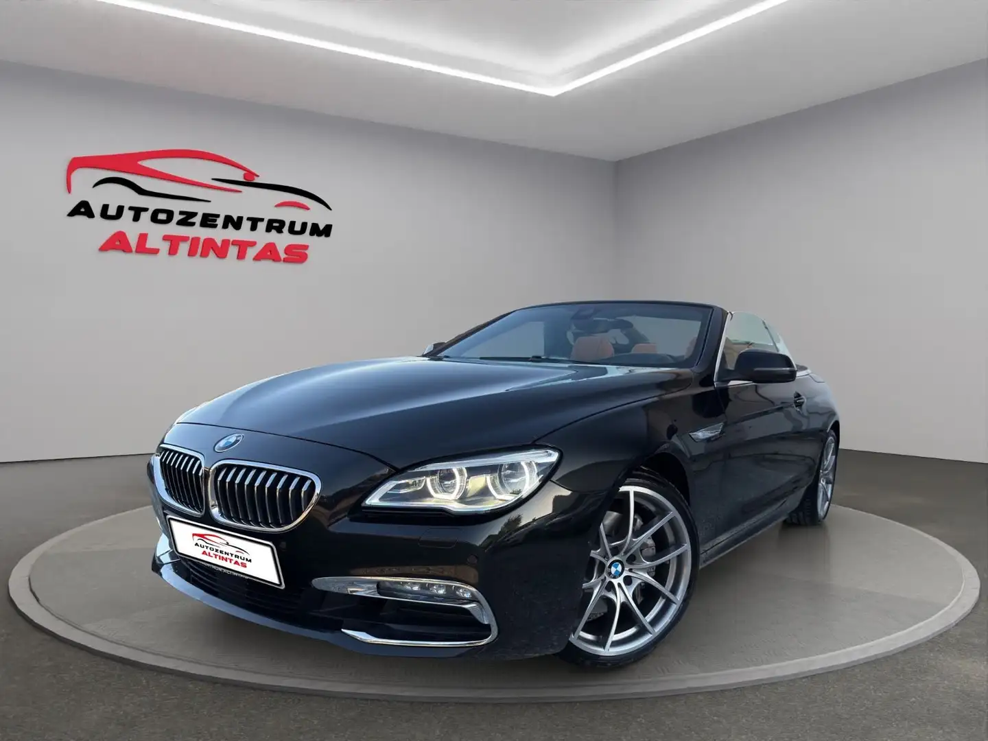 BMW 640 i xDrive Cabrio*67.000KM*NAVI*LED*HUD*RFK*SHZ Schwarz - 1