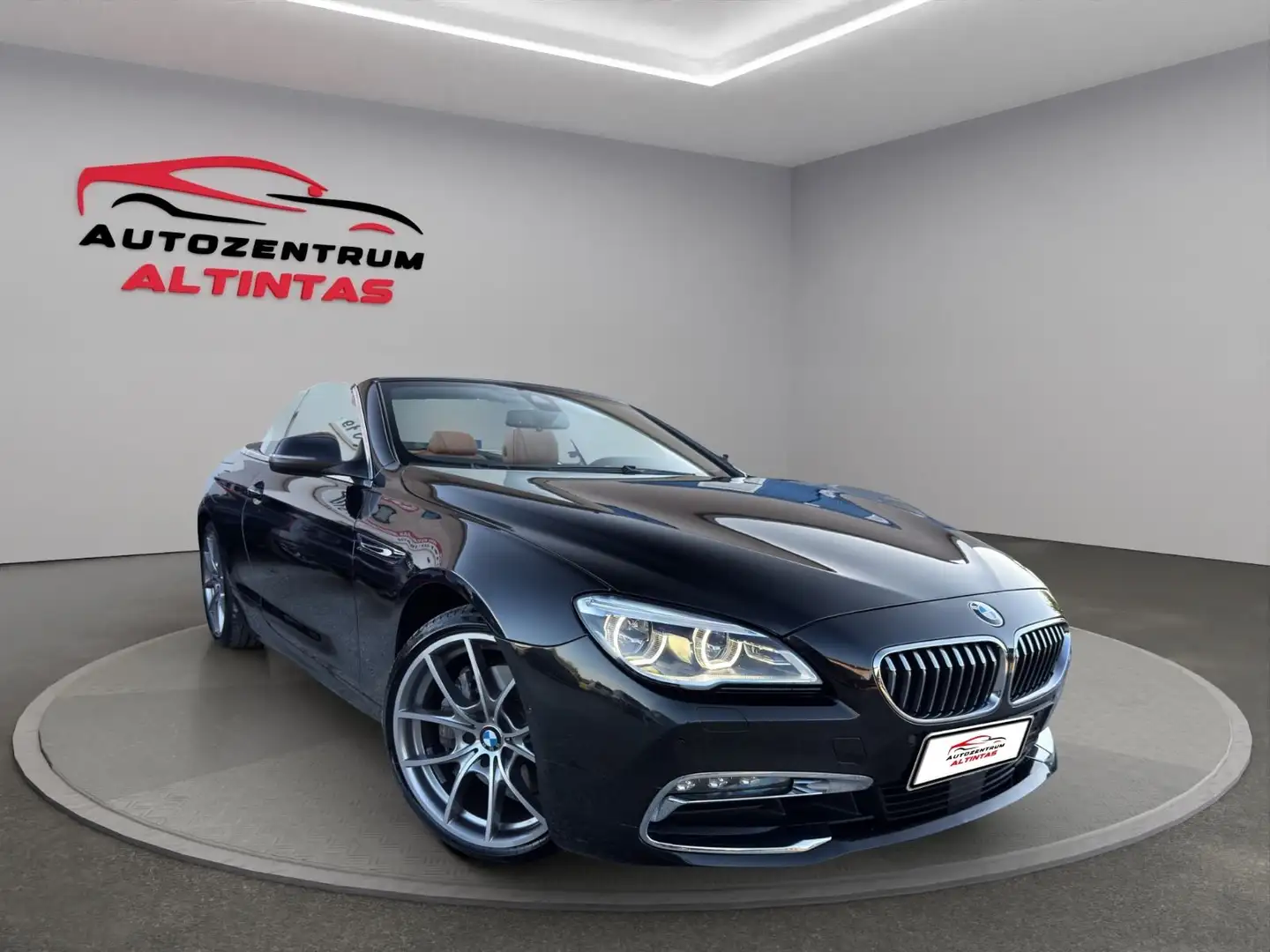 BMW 640 i xDrive Cabrio*67.000KM*NAVI*LED*HUD*RFK*SHZ Schwarz - 2