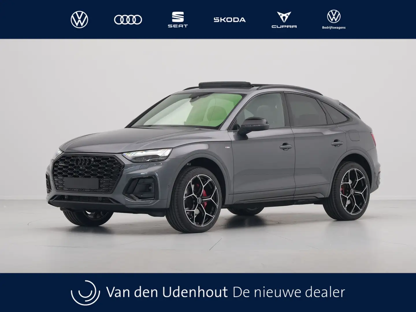 Audi Q5 Sportback 55 TFSI e 367pk S edition Competition Pa Gris - 1