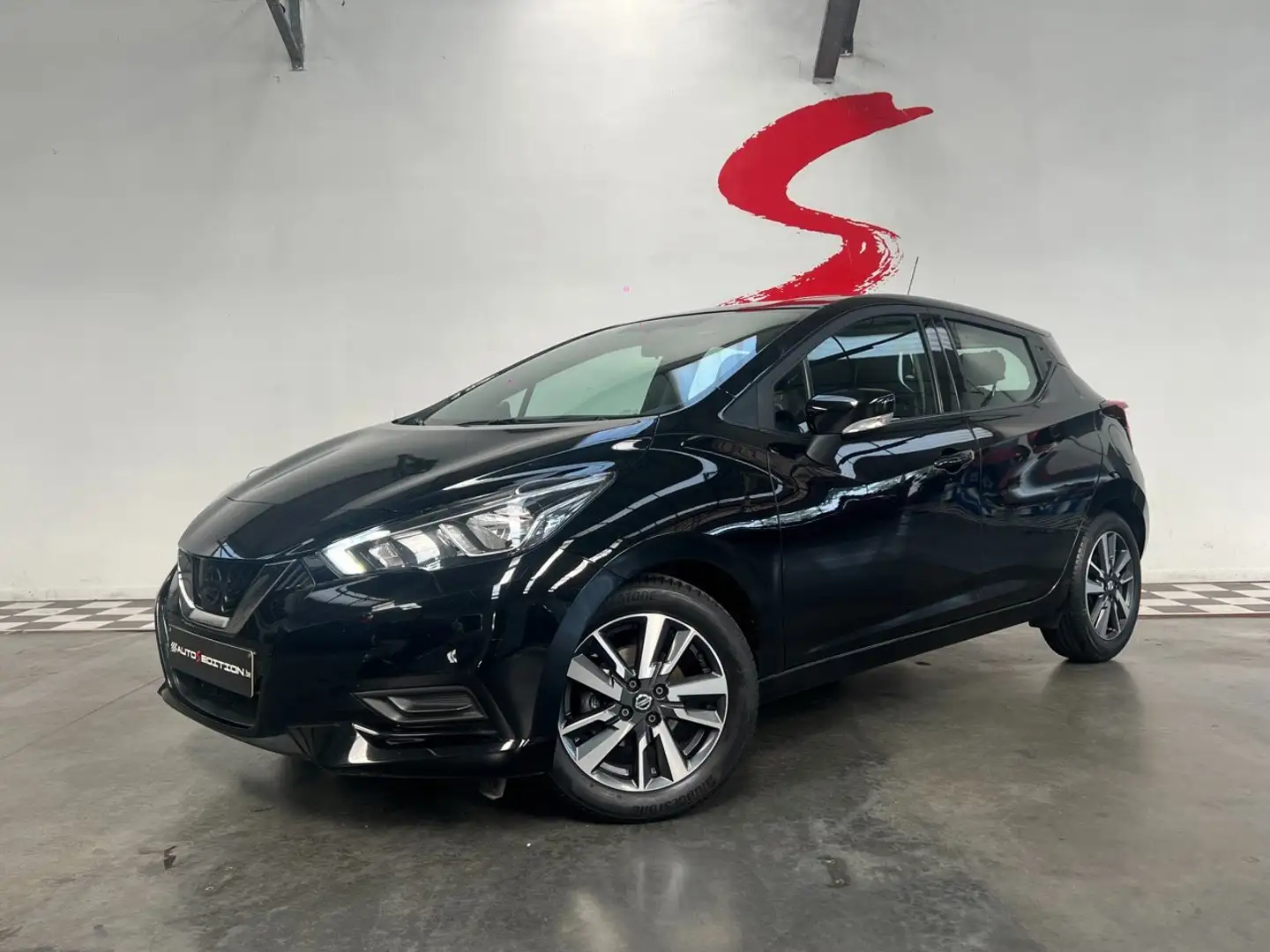 Nissan Micra 0.9 IG-T Acenta (1ÈRE MAIN) Zwart - 1