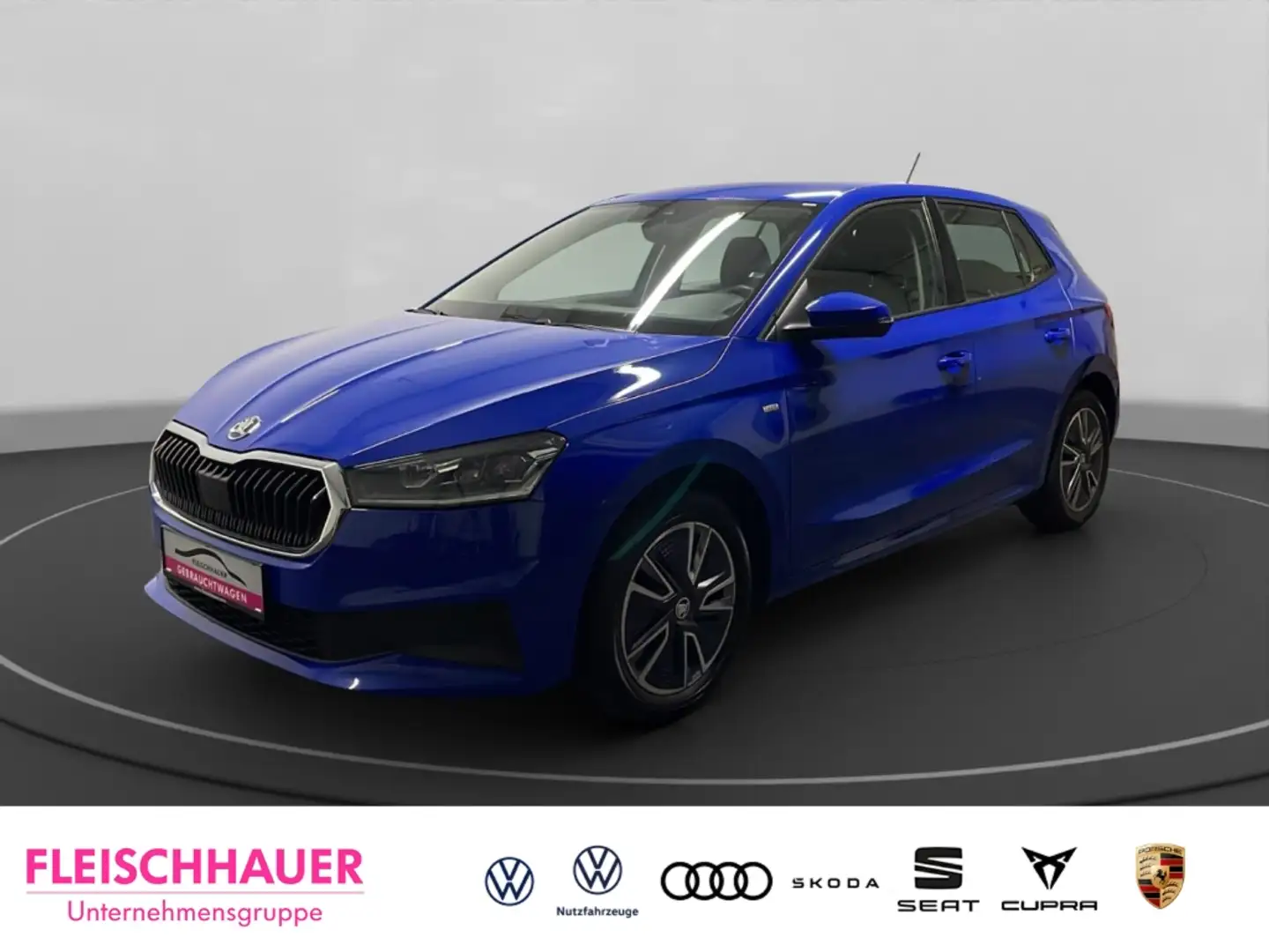 Skoda Fabia 1.0 TSI Tour Klima DAB Apple CarPlay LED Android A Blau - 1