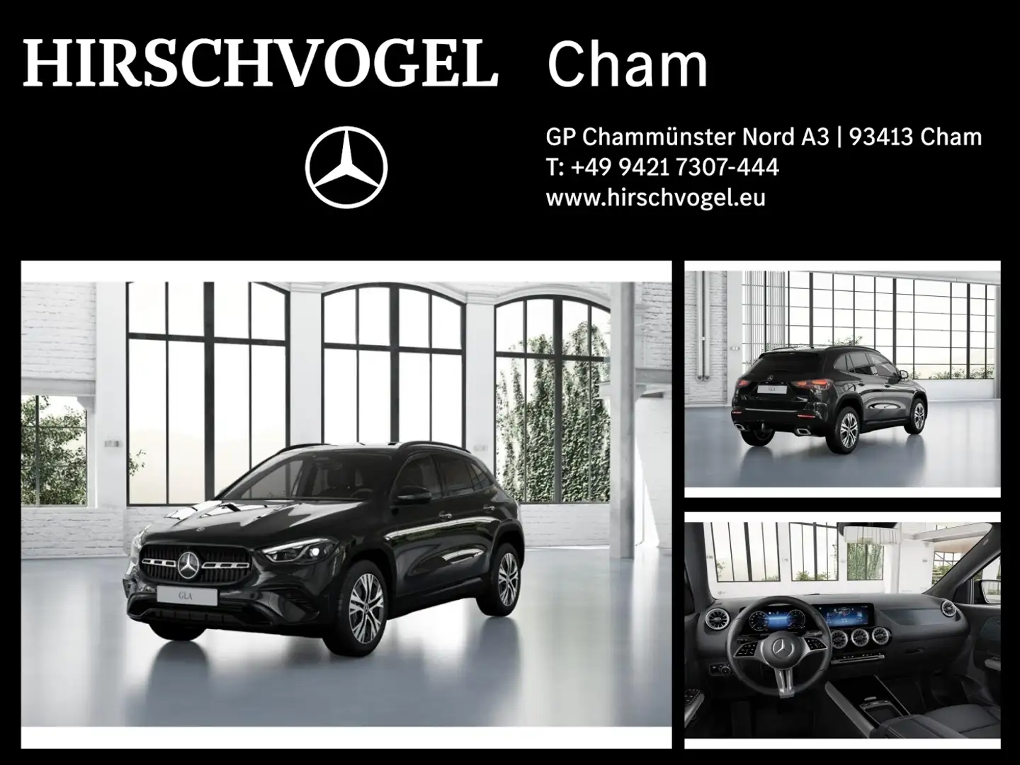 Mercedes-Benz GLA 200 Progressive Line+Night+AHK+DISTR+KEYLESS Schwarz - 1