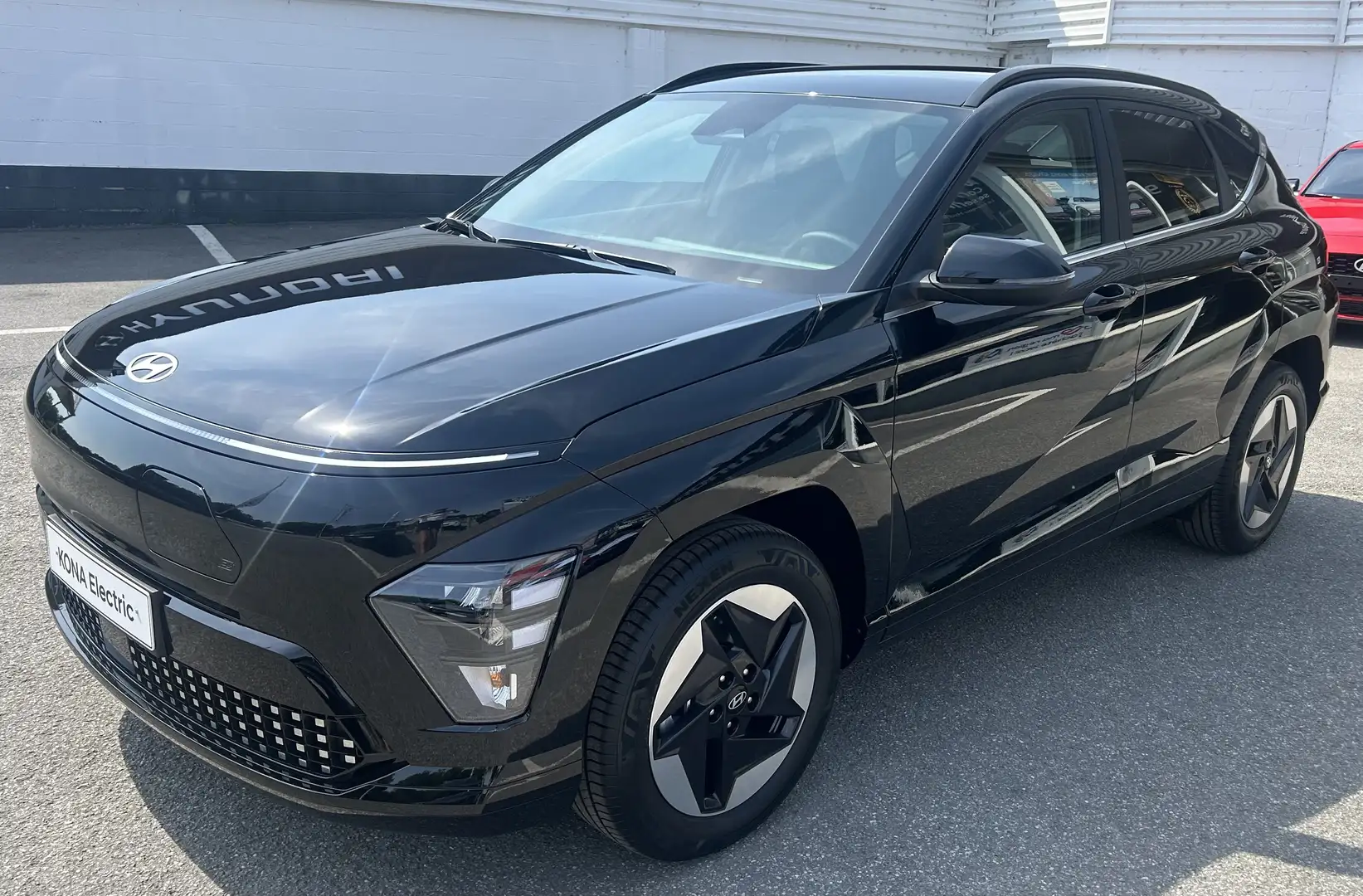 Hyundai KONA 100 % ELECTRIQUE FEEL 48 kWh NEUVE DE STOCK Noir - 2