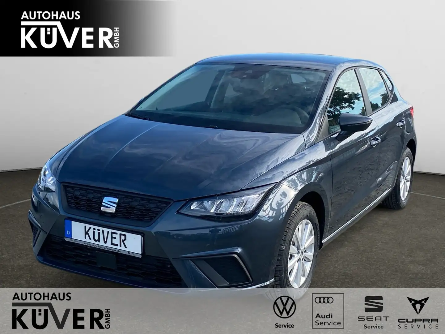 SEAT Ibiza 1.0 TSI GRA+LED+Szhg.+Einparkh.+GJR+15 Grau - 1