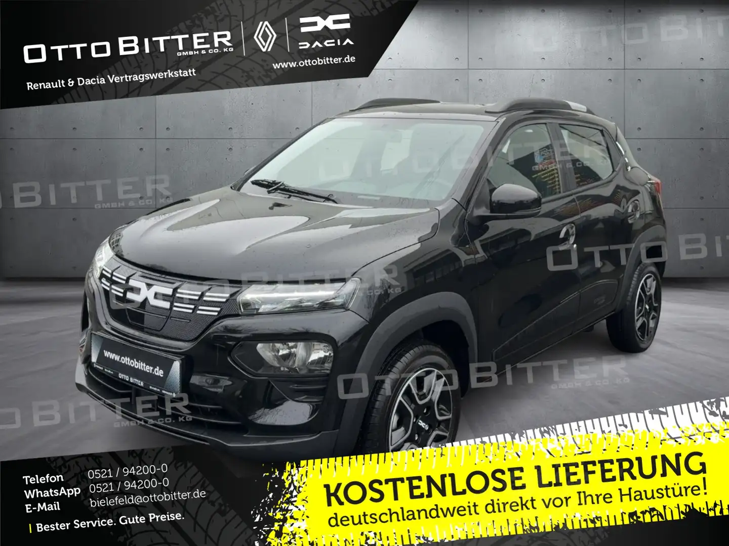 Dacia Spring Essential KLIMA/KAMERA/NAVI Noir - 1