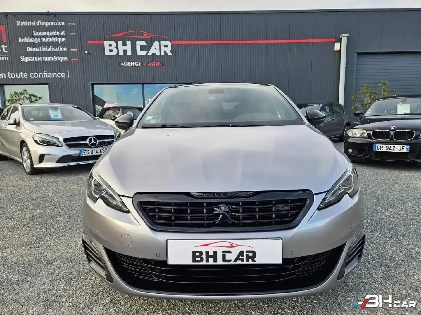 Peugeot 308 GENERATION-II 2.0 BLUEHDI 180 GT LINE EAT BVA Gris - 2