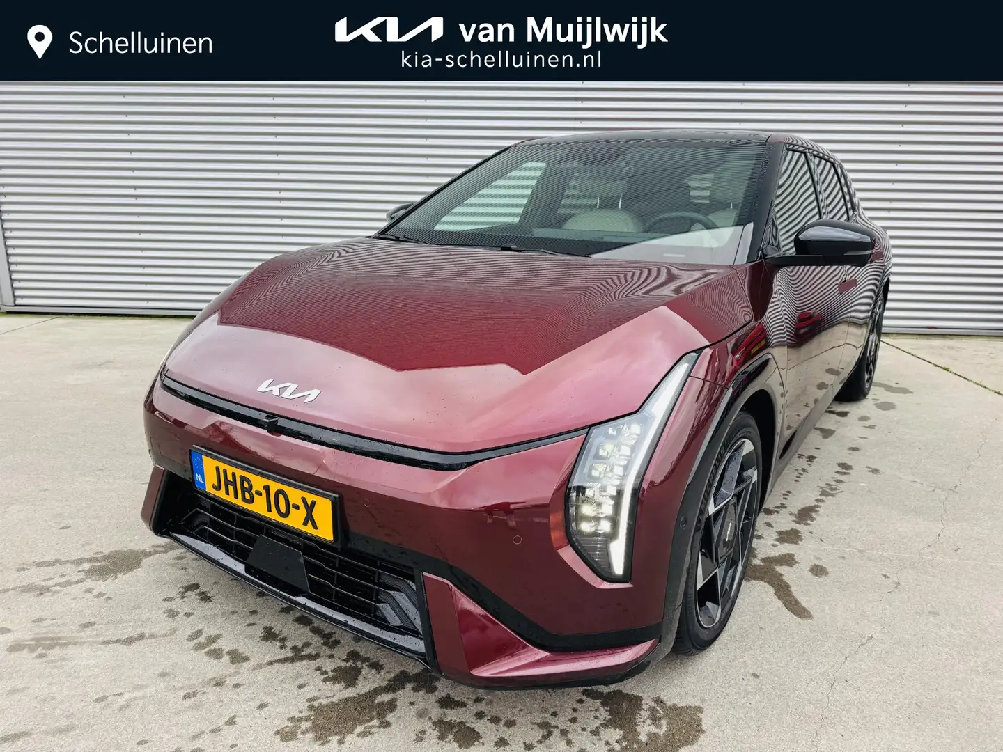 Kia EV4 GT-PlusLine 81.4 kWh Demo auto | kmstand kan iets Rouge - 1