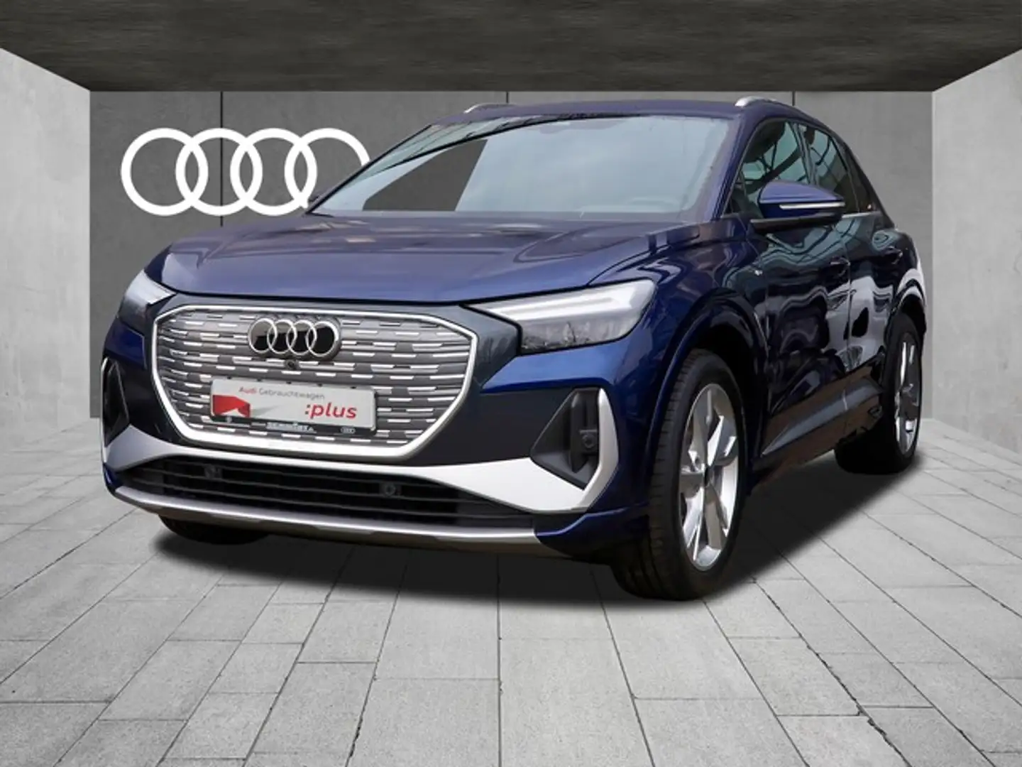 Audi Q4 e-tron 45 S line Kamera, AHK, LM20 Blau - 2