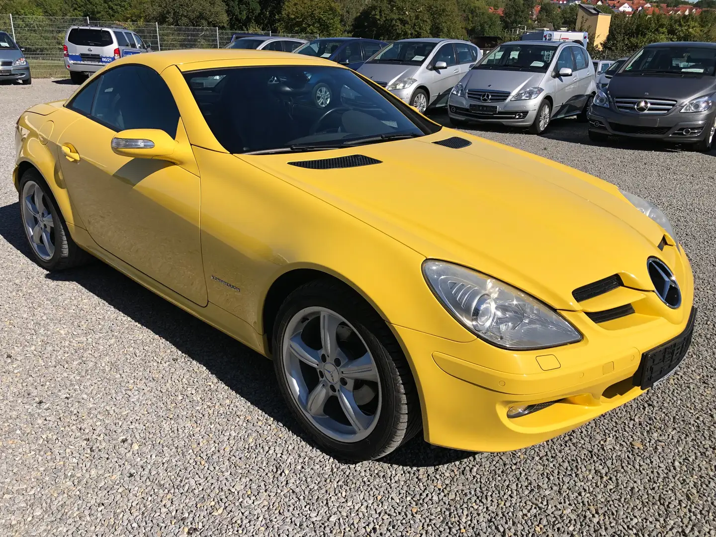 Mercedes-Benz SLK 200 Kompressor 6-Gang*Airscarf*Sonderfarbe CALCITGELB* Żółty - 2