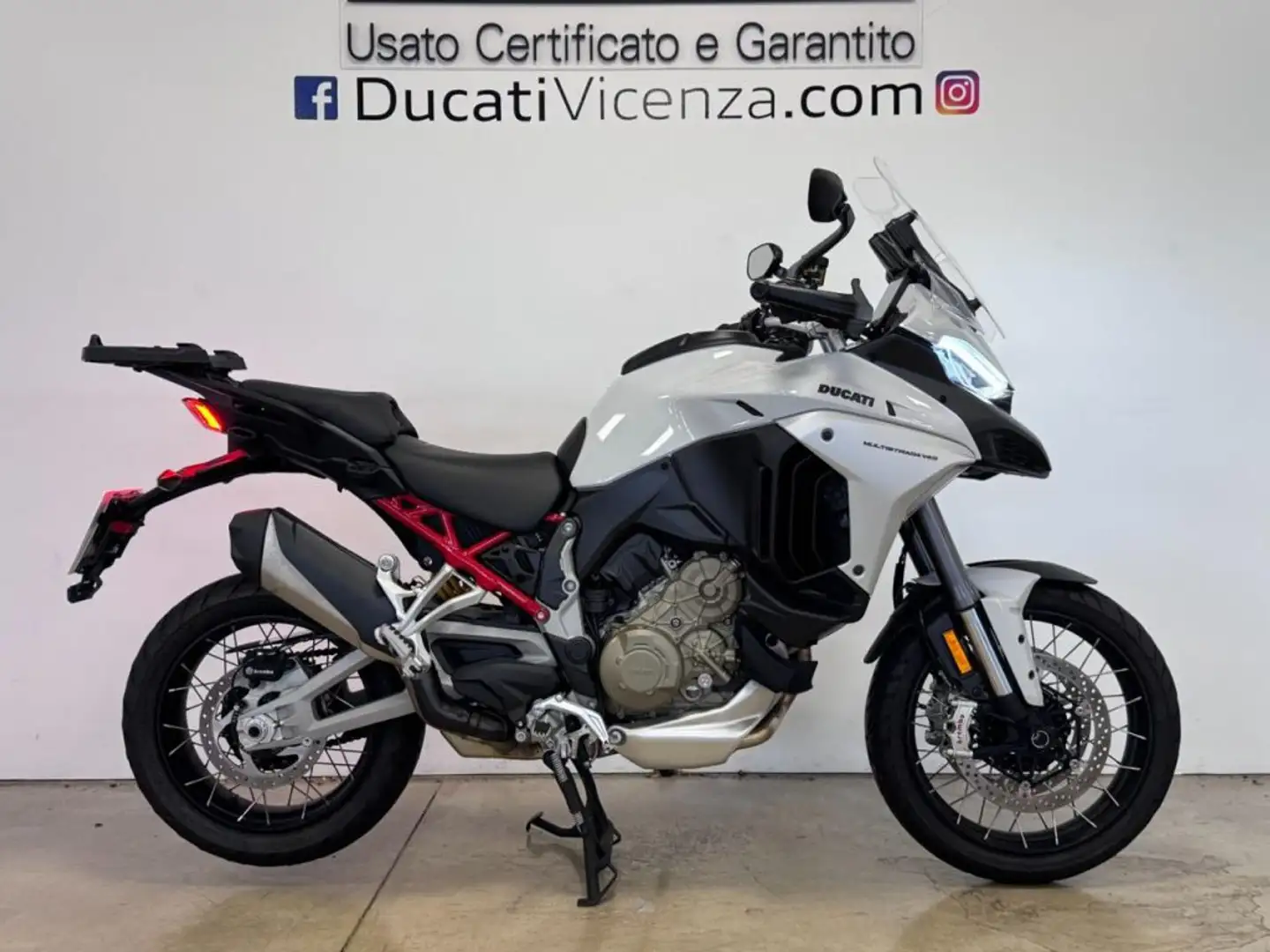 Ducati Multistrada V4 S RADAR ICEBERG SW Bianco - 1