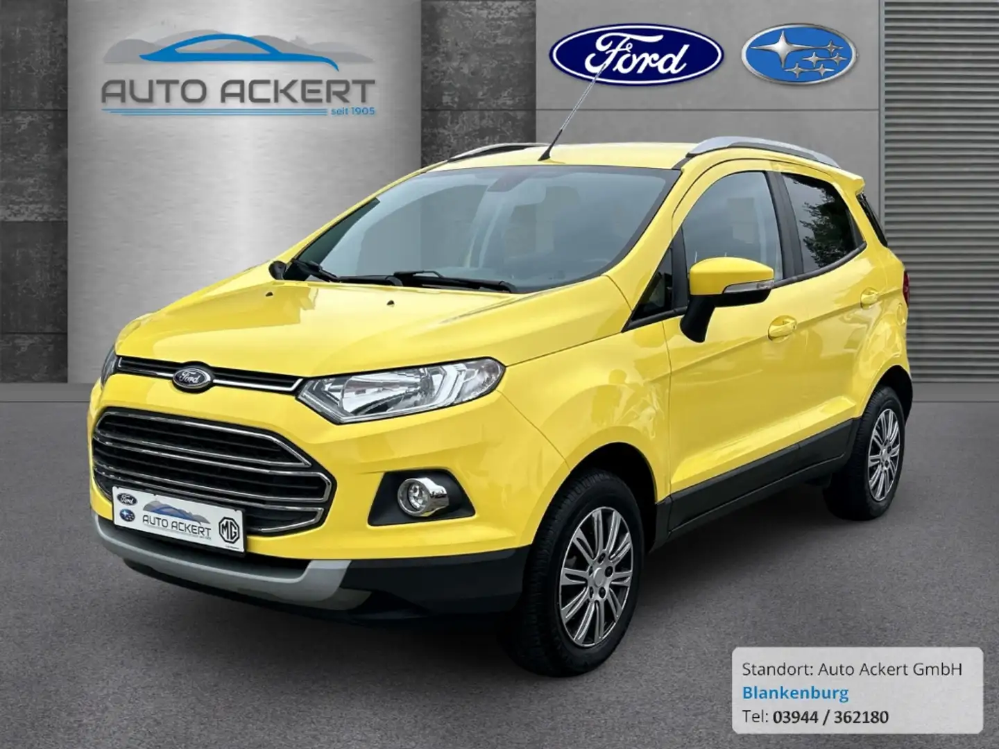 Ford EcoSport Titanium 1.0 EcoBoost*W-Pak.*Tempom*USB Amarillo - 1