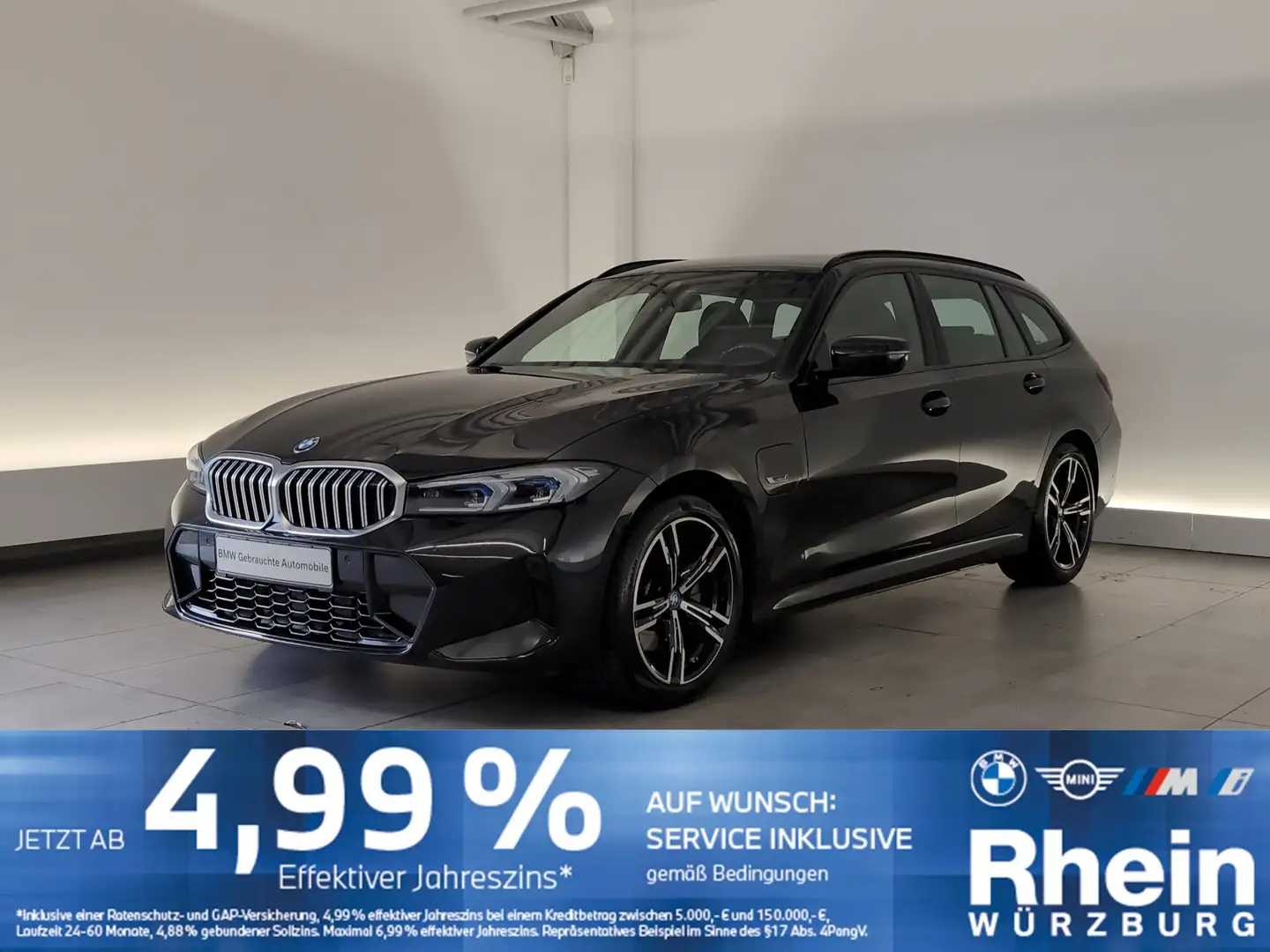 BMW 320 e xDrive Touring M Sportpaket LED/LKH/DAB LED/LKH/ Schwarz - 1