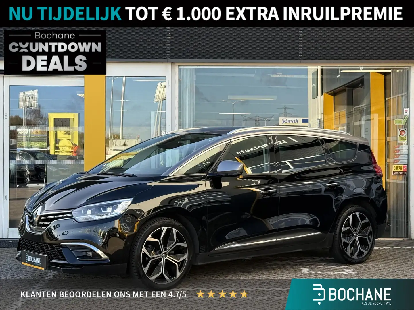 Renault Grand Scenic 1.3 TCe Intens 7p. | Trekhaak | Navigatie | Achter Noir - 1