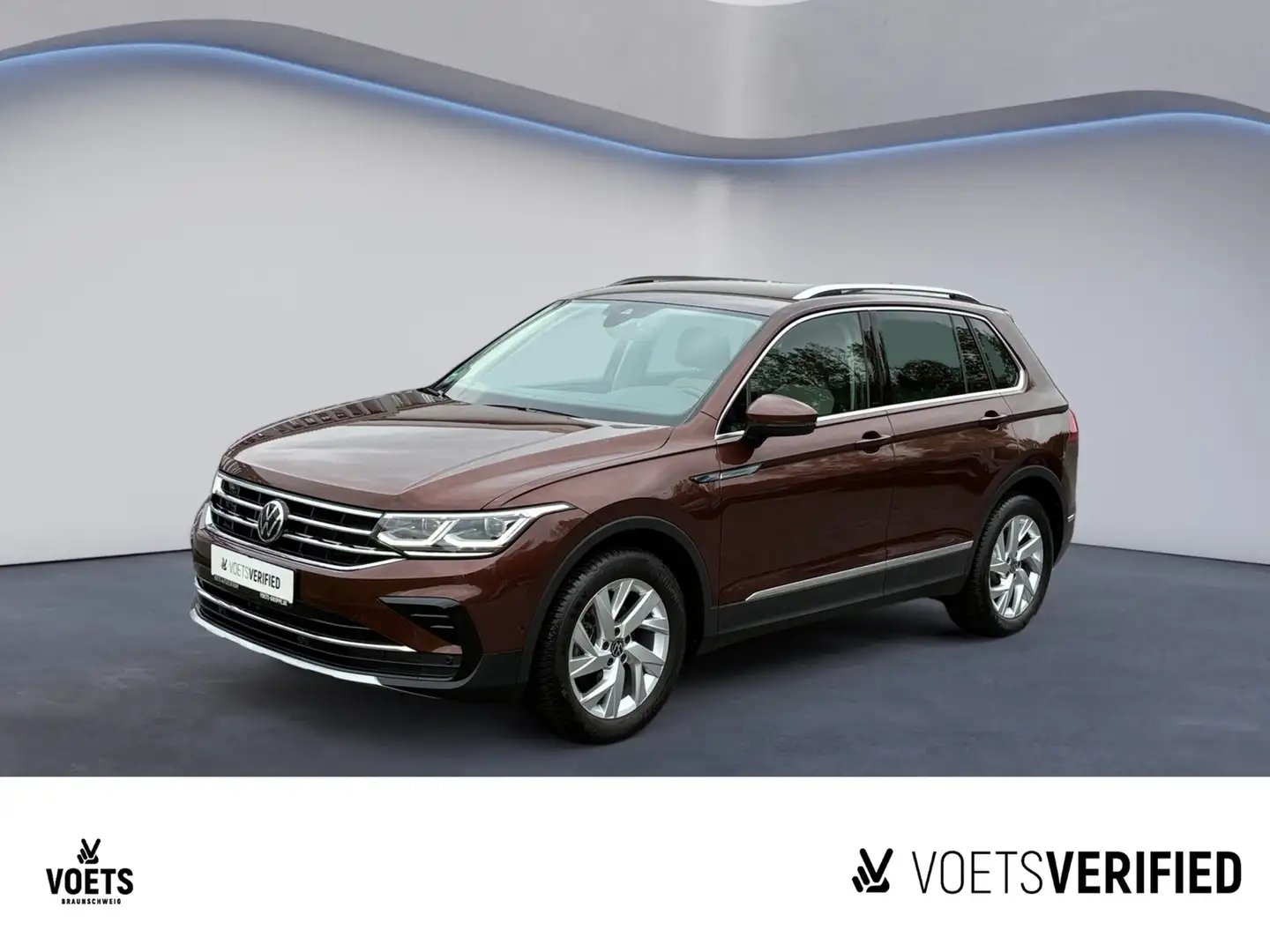 Volkswagen Tiguan Elegance 2.0 TDI DSG MATRIX-LED+PDC+App-Connect Braun - 1