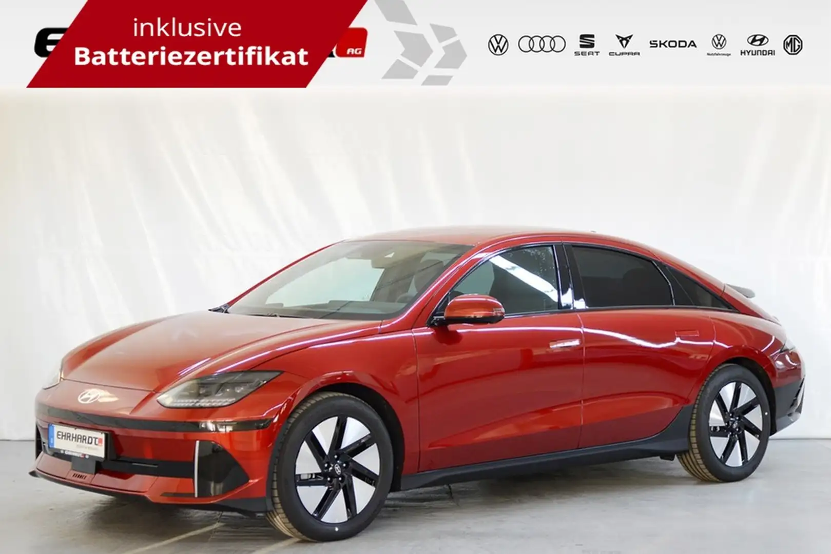 Hyundai IONIQ 6 UNIQ 4WD LED*NAVI*BOSE*HUD*LEDER*SHZ*18" Rot - 1